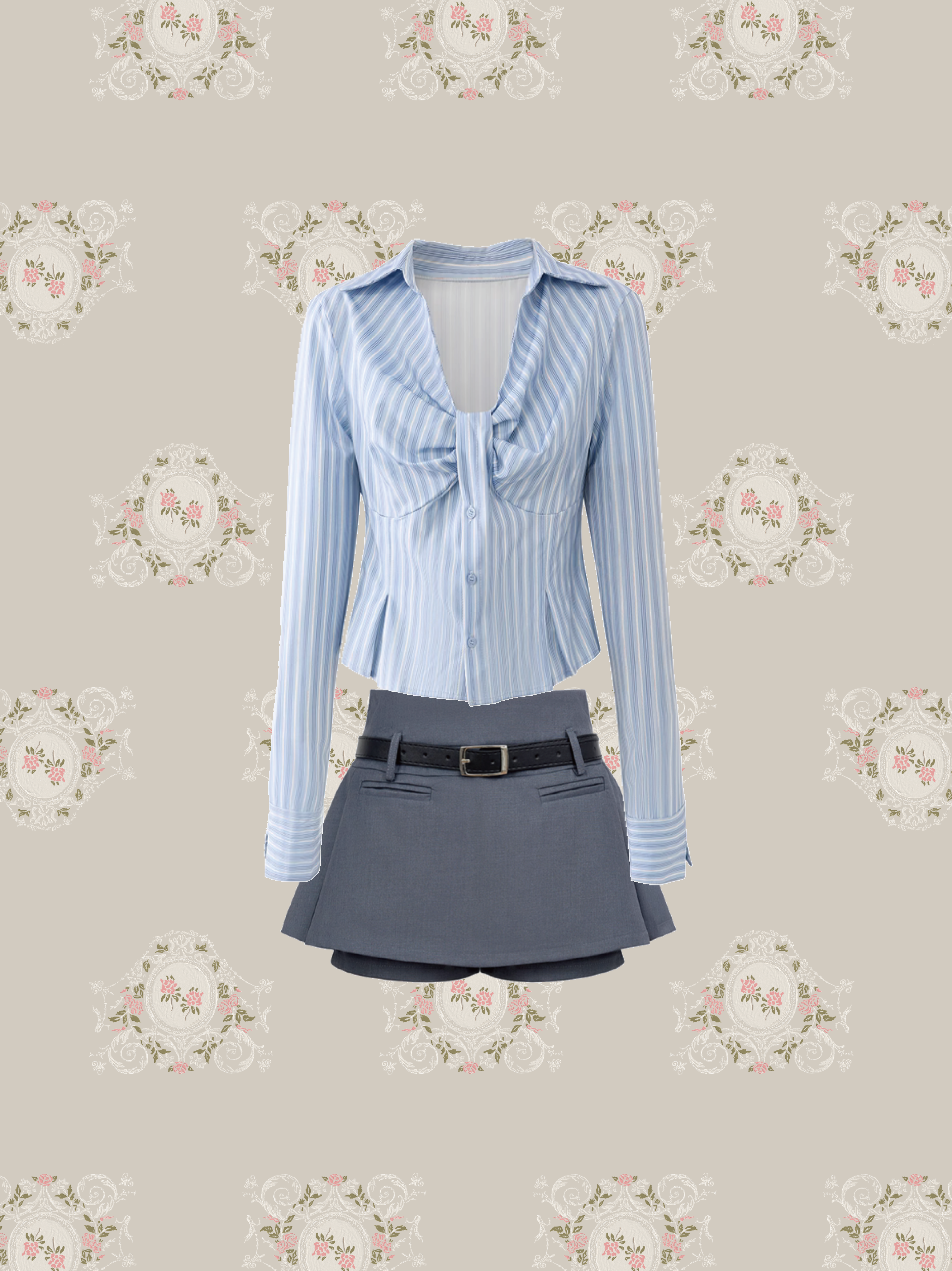 Skirt Pants Set Up