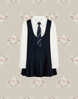 Vest Pleats Dress Set Up ベスト プリーツ ドレス セットアップ