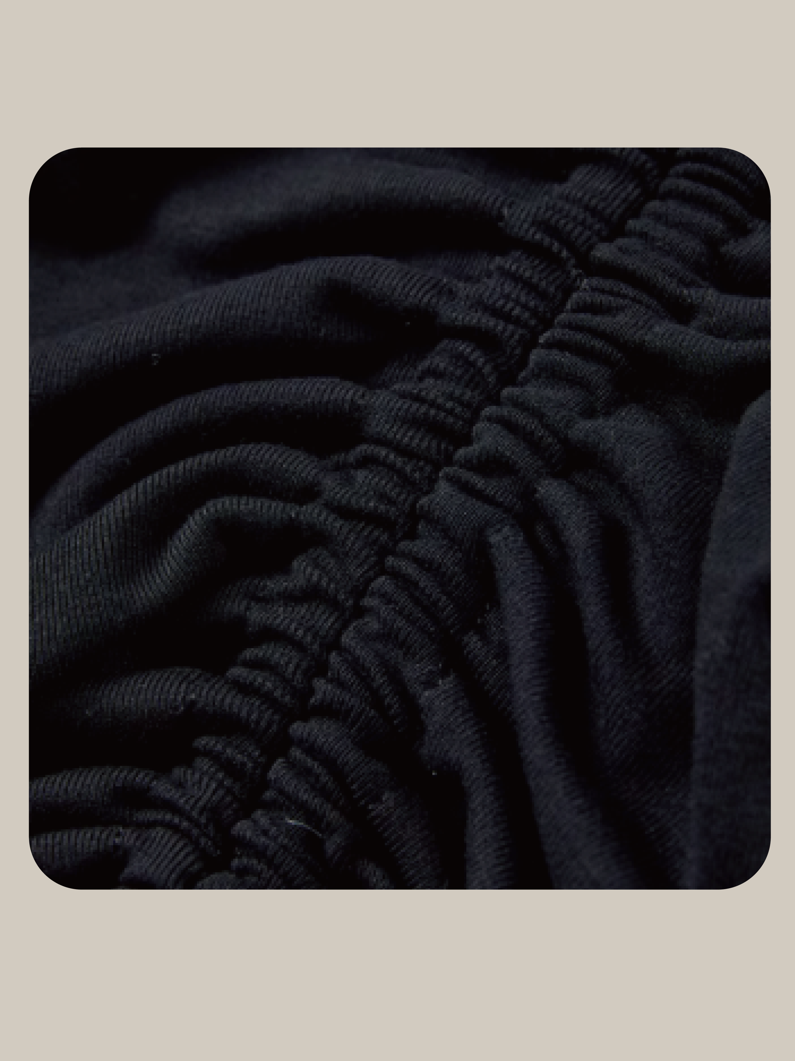 Oblique Shoulder Gathered Shirt
