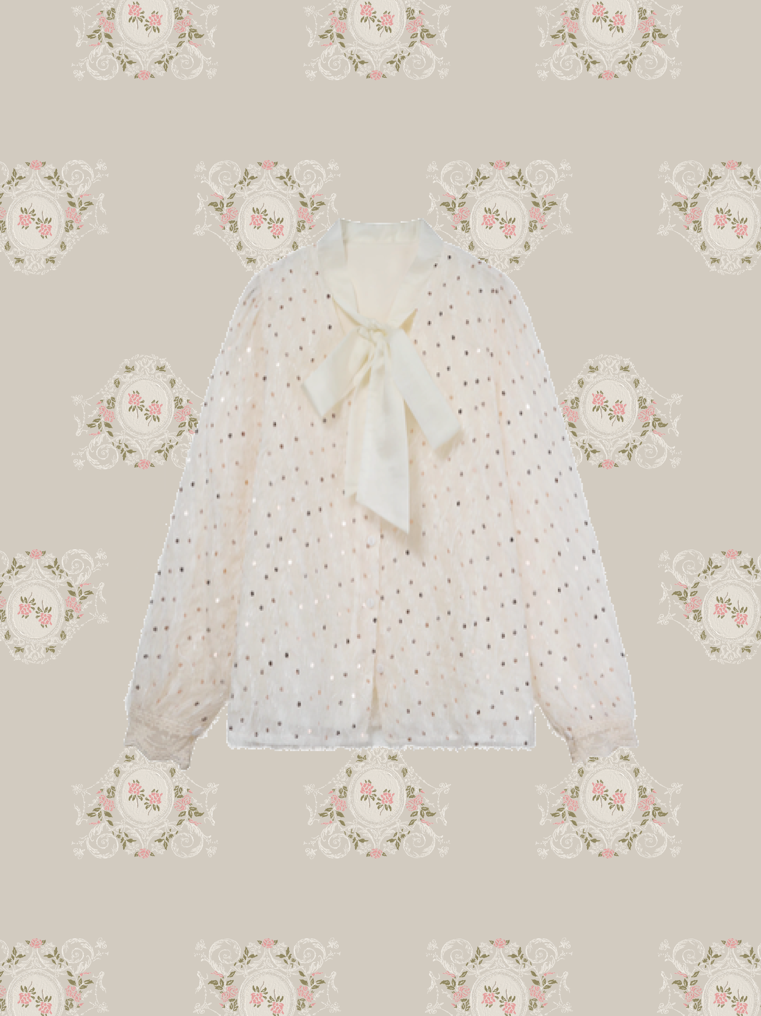 Beads Shinning Blouse