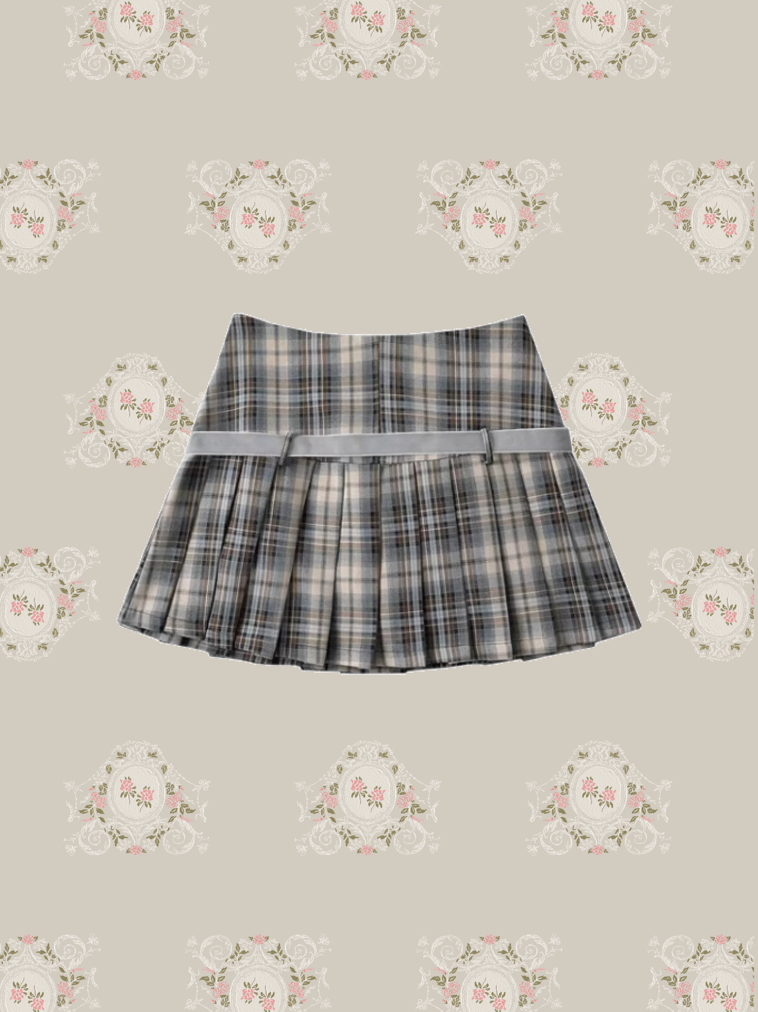 Preppy Style Plaid Mini Skirt