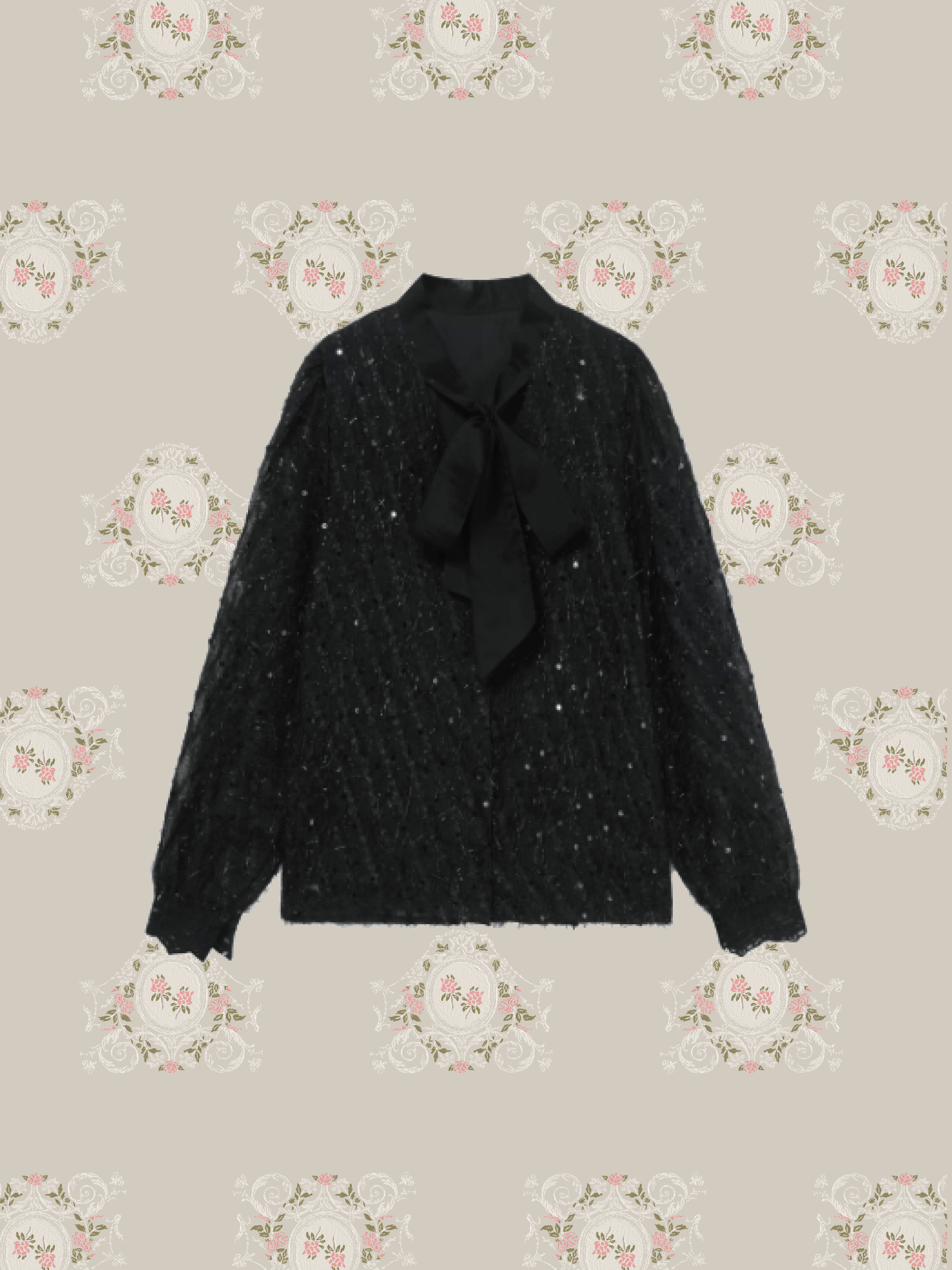 Beads Shinning Blouse