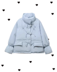 Balloon Sleeve Duck Down Coat