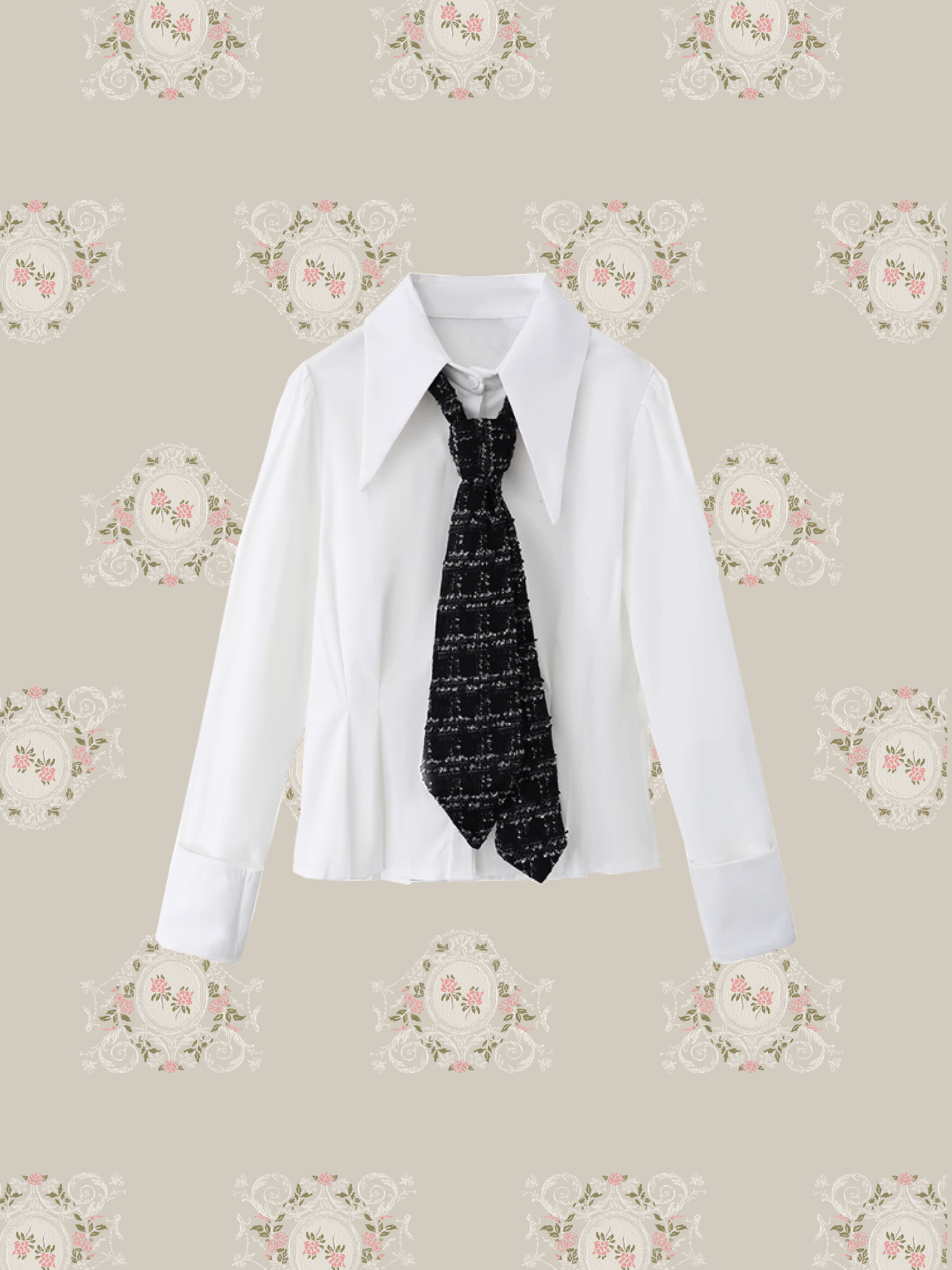 Waisted Tie Shirt Set-Up/ウエストタイシャツセットアップ