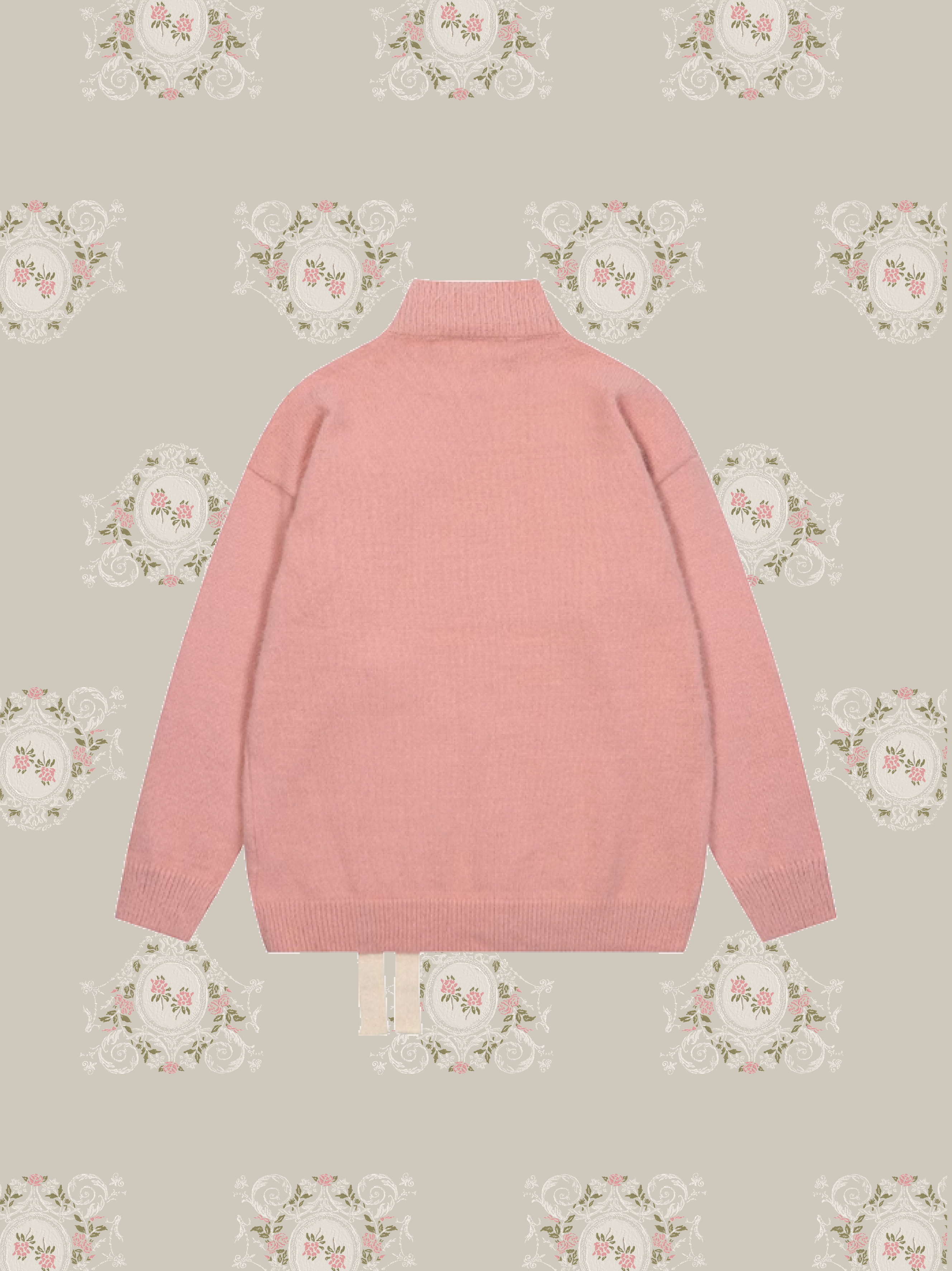 Asymmetry Ribbon Sweater/アシンメトリーリボンセーター