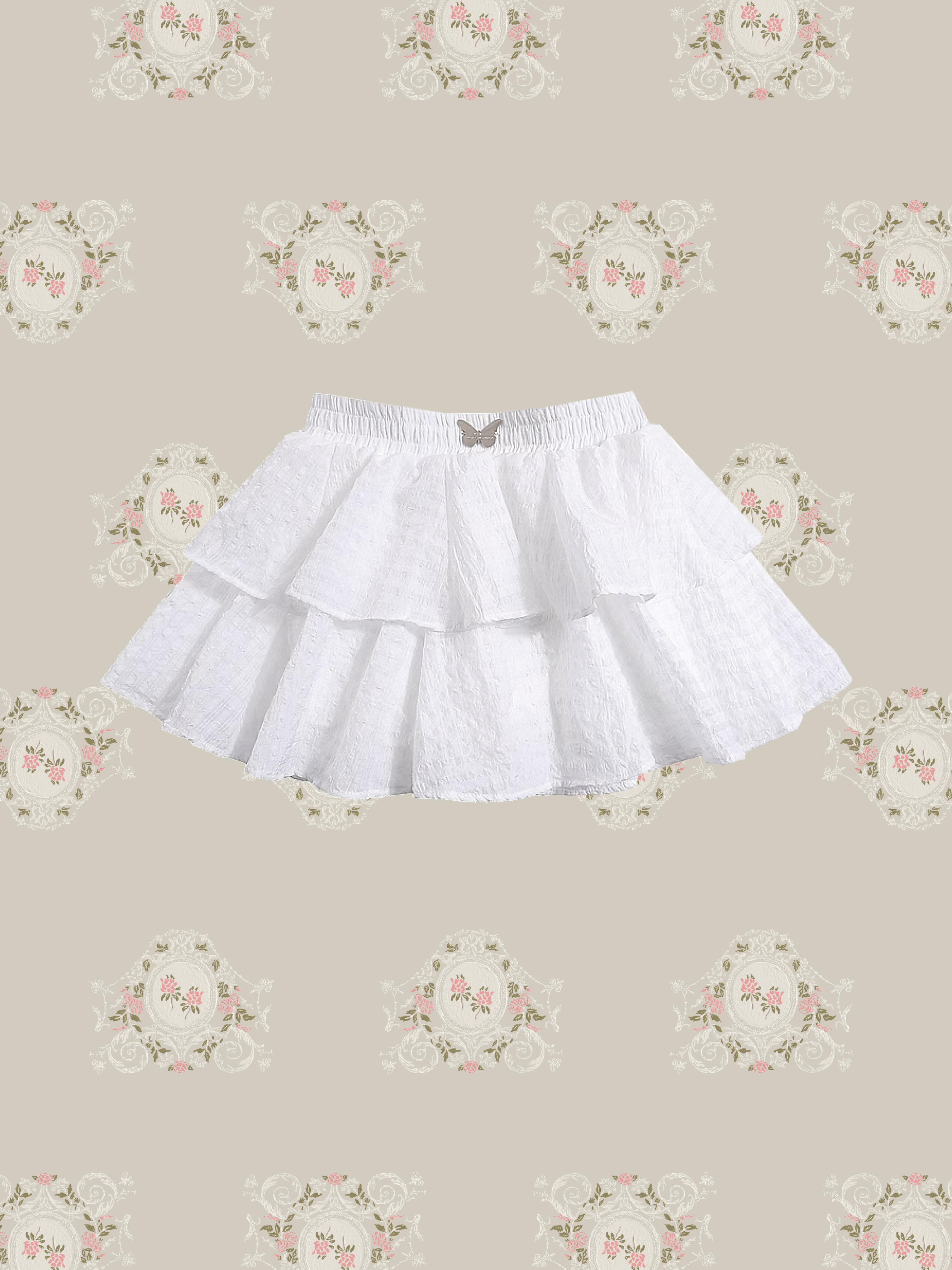 Peplum Layered Mini Skirt/ペプラムレイヤードミニスカート