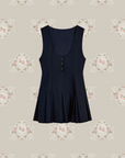 Vest Pleats Dress Set Up ベスト プリーツ ドレス セットアップ