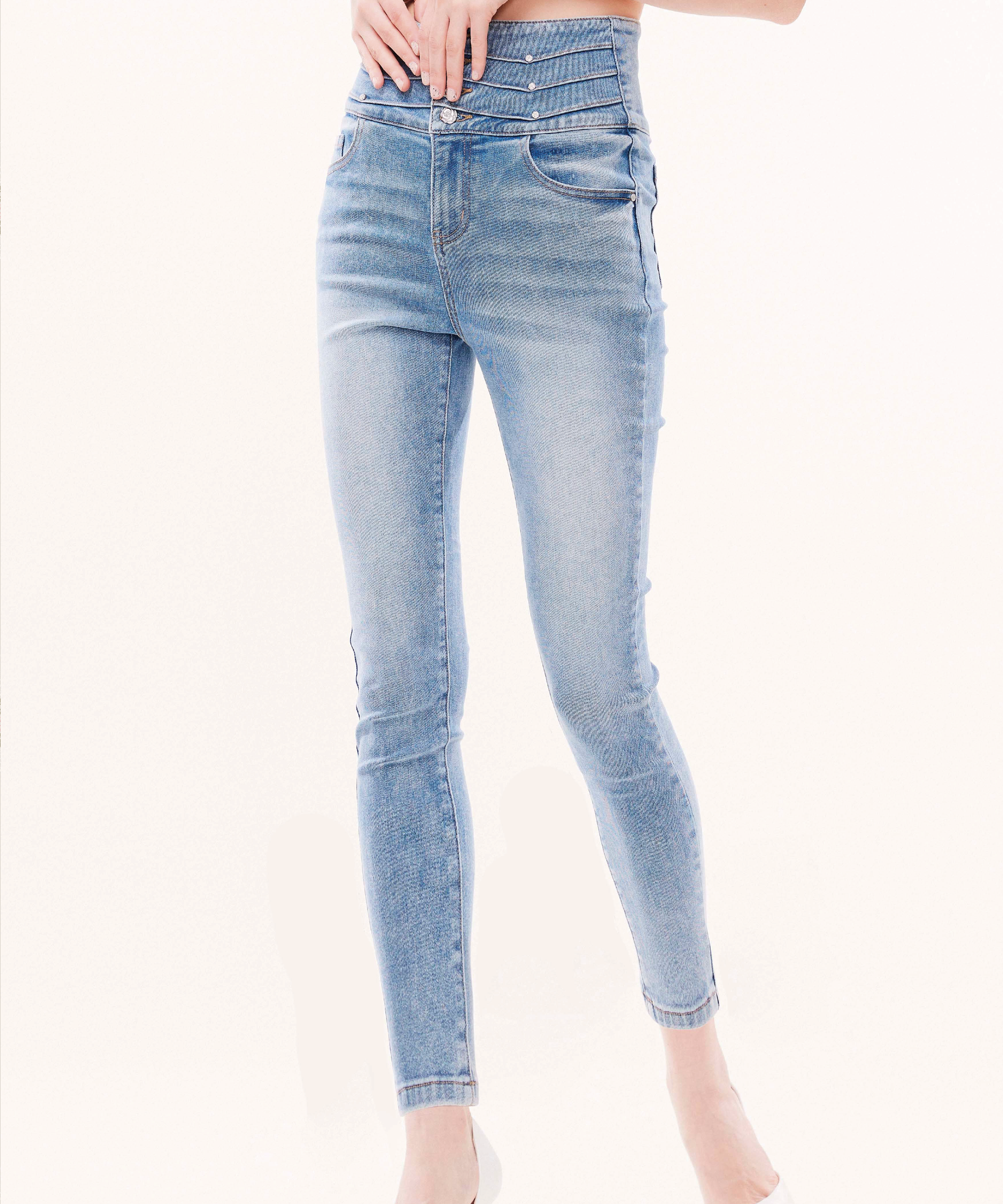 Vintage High-Waisted Stretch Skinny Jeans