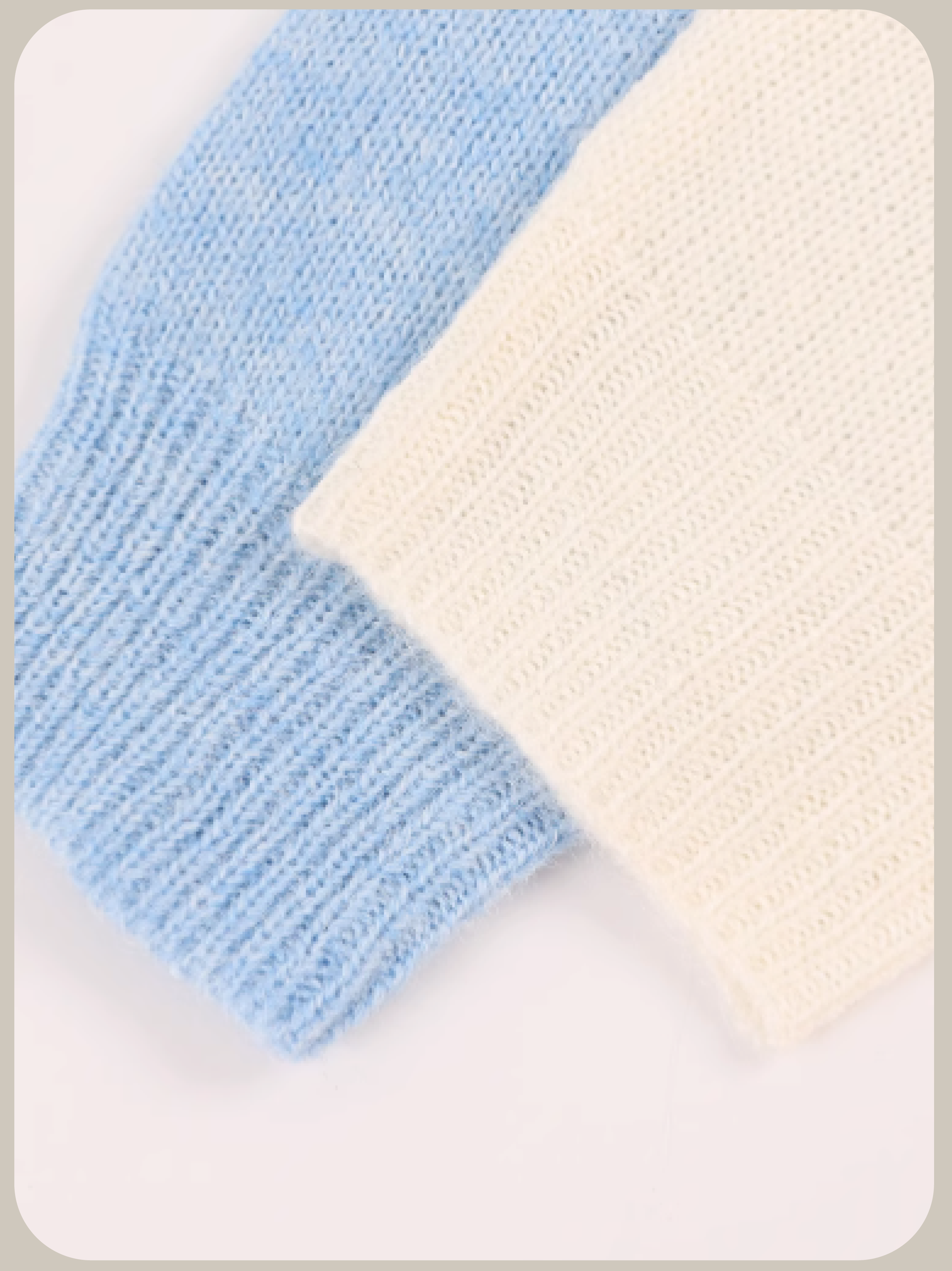 Heart Button Bi Color Cardigan/ハートボタンバイカラーカーディガン