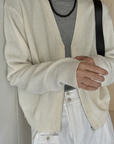 V-neck Wool Cardigan