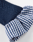 Pearl Deco Navy Knit Set-Up パールデコネイビーニットセットアップ