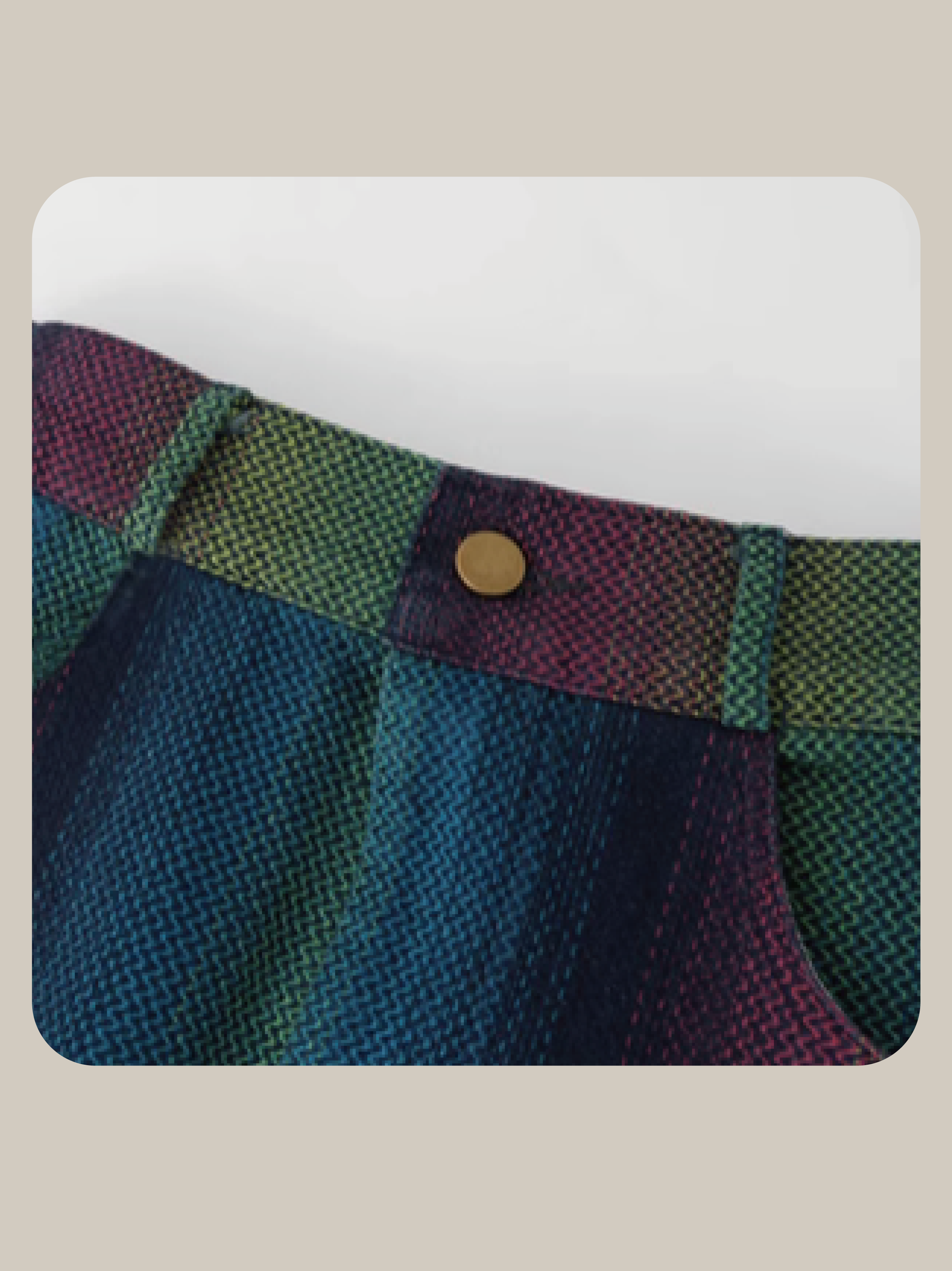 Color Shading Straight Skirt
