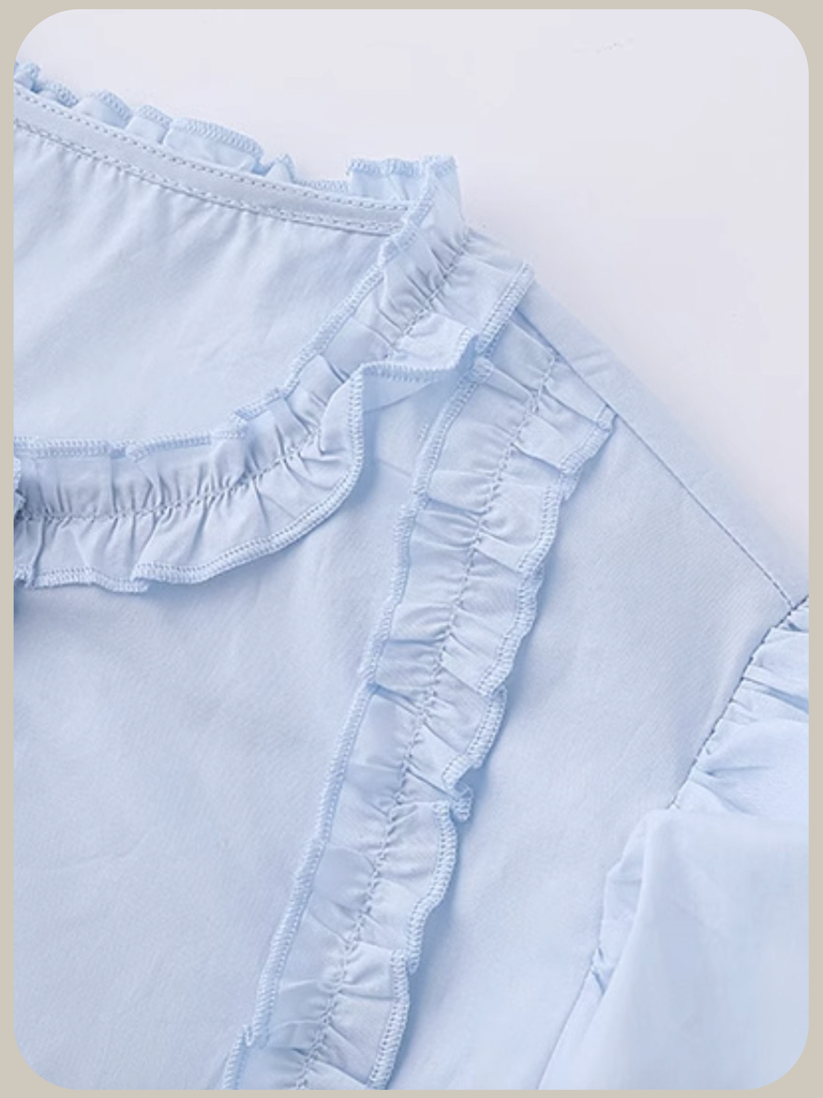 Puff Sleeve Frill Blouse/パフスリーブフリルブラウス