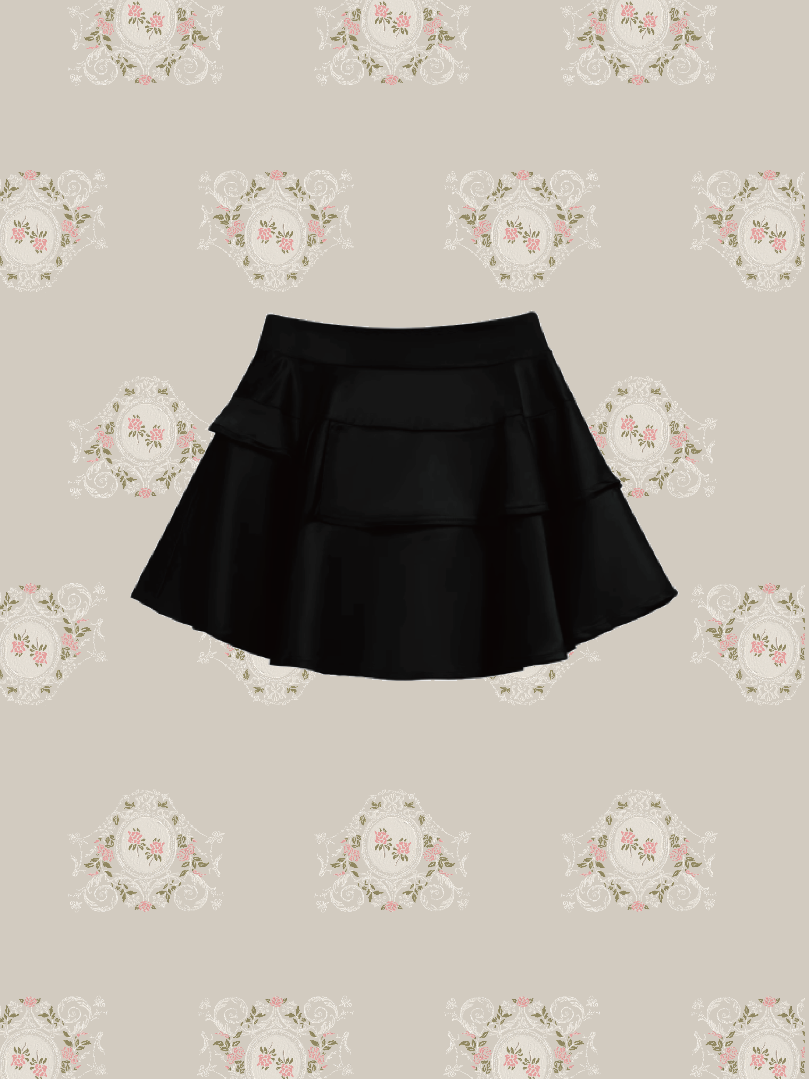Peplum Mini Skirt/ペプラムミニスカート
