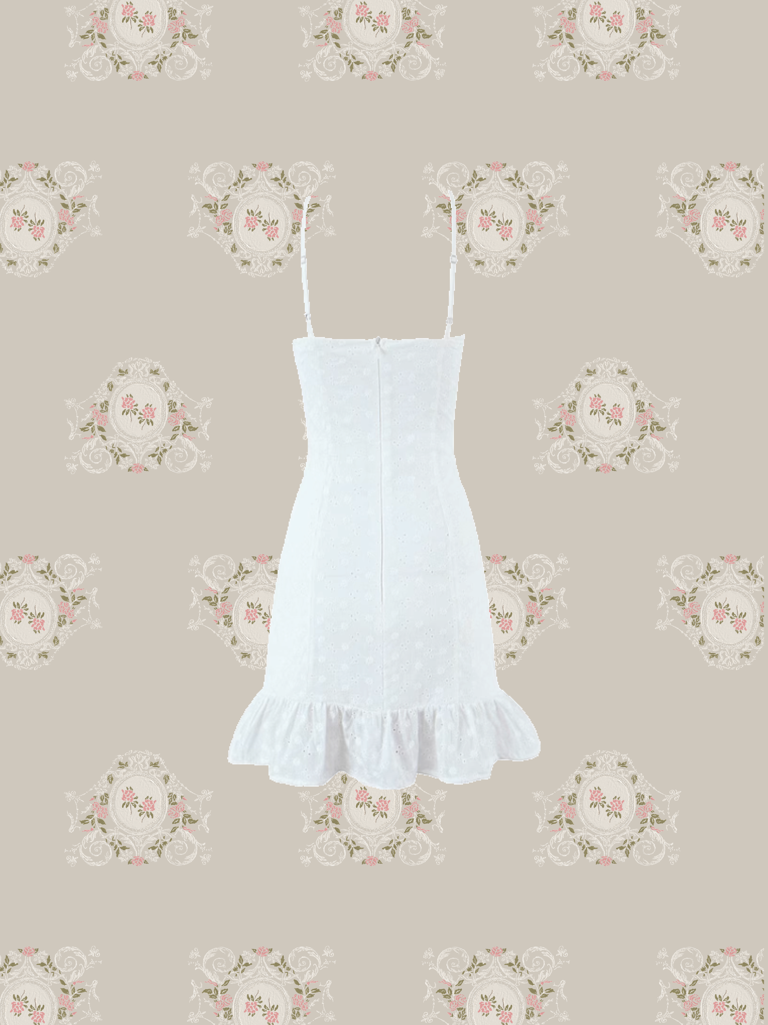 Sweet Lace Ribbon Cami Dress/スイートレースリボンキャミワンピース