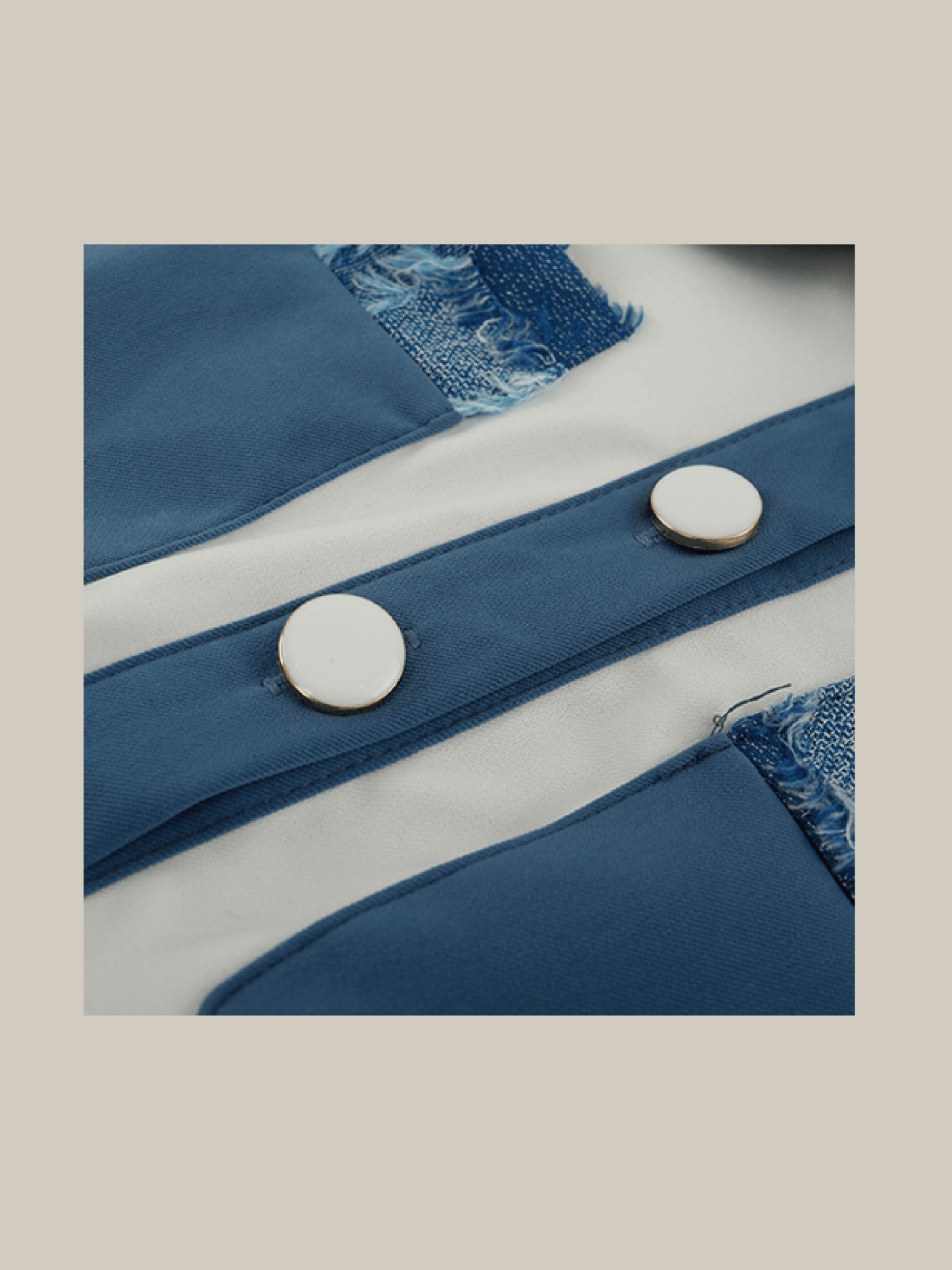 Baby Collar Patchwork Dress