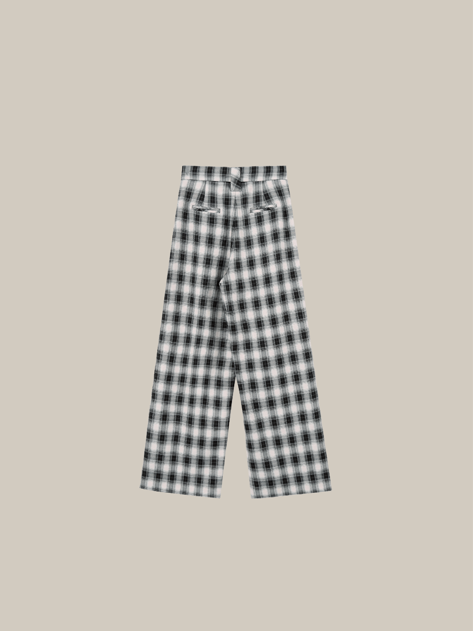 Black Plaid Preppy Pants - LOVE POMME POMME