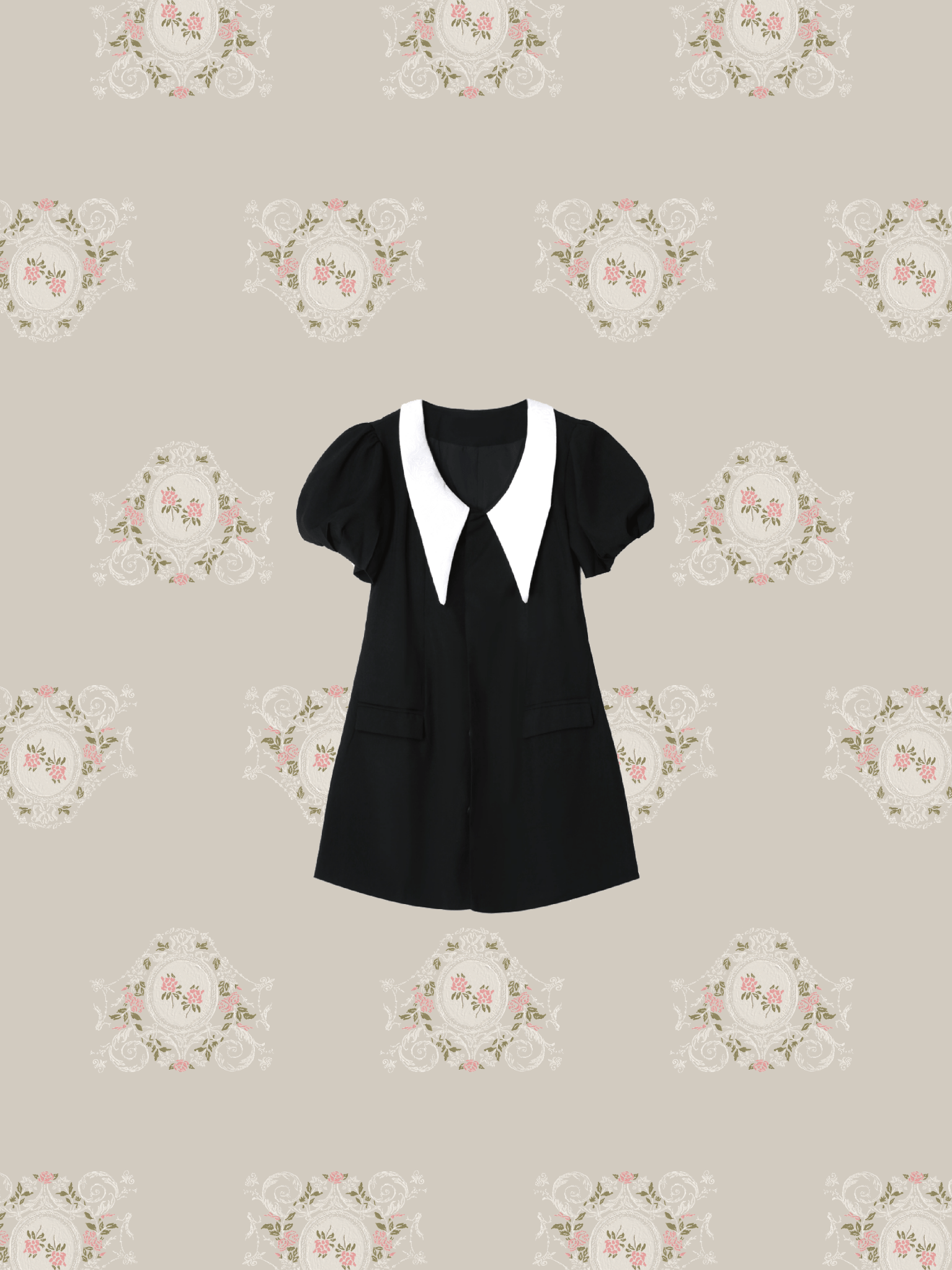 Cute Puff Sleeve Dress - LOVE POMME POMME
