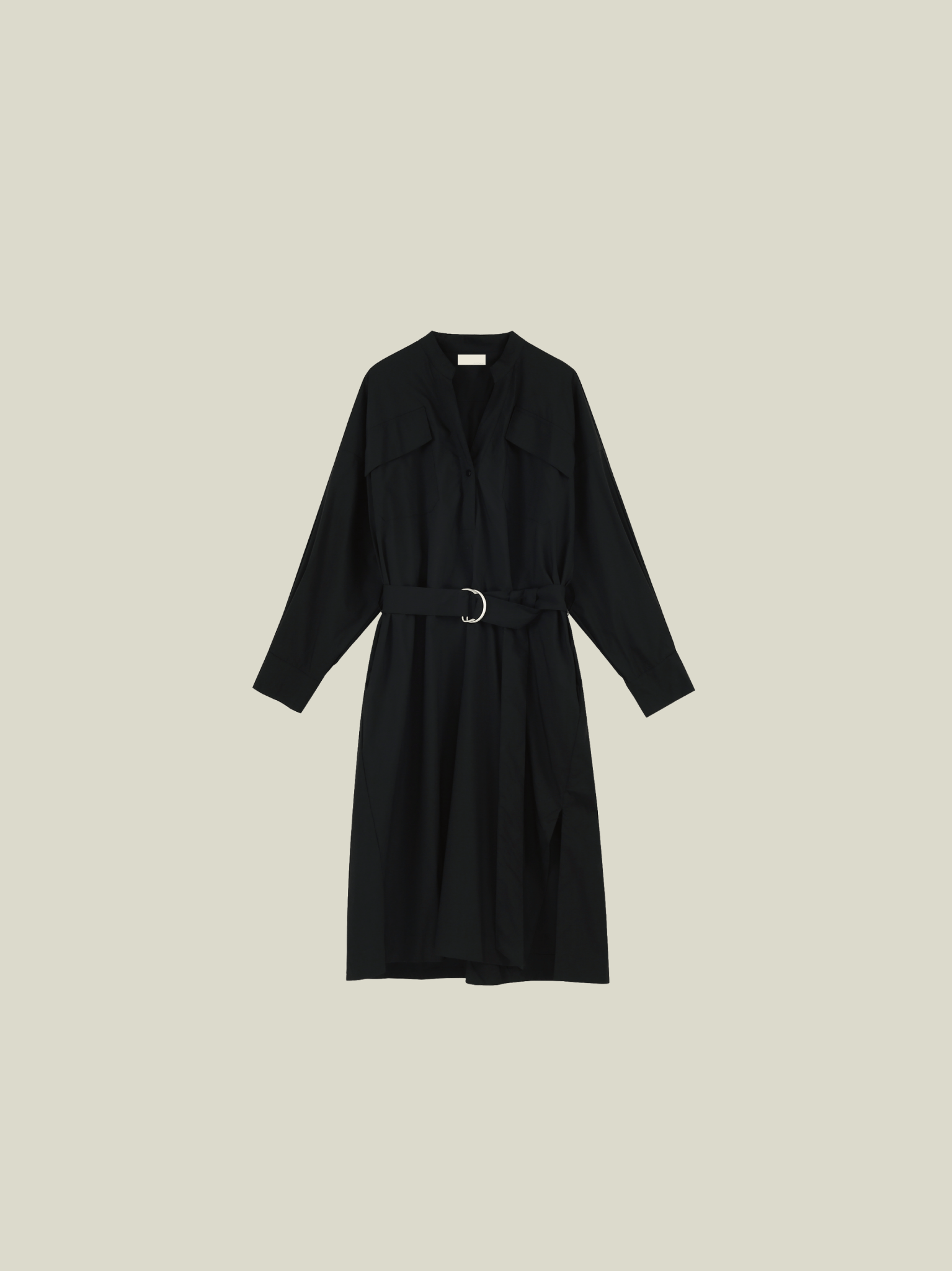 Double Pocket Stand Collar One Piece - LOVE POMME POMME