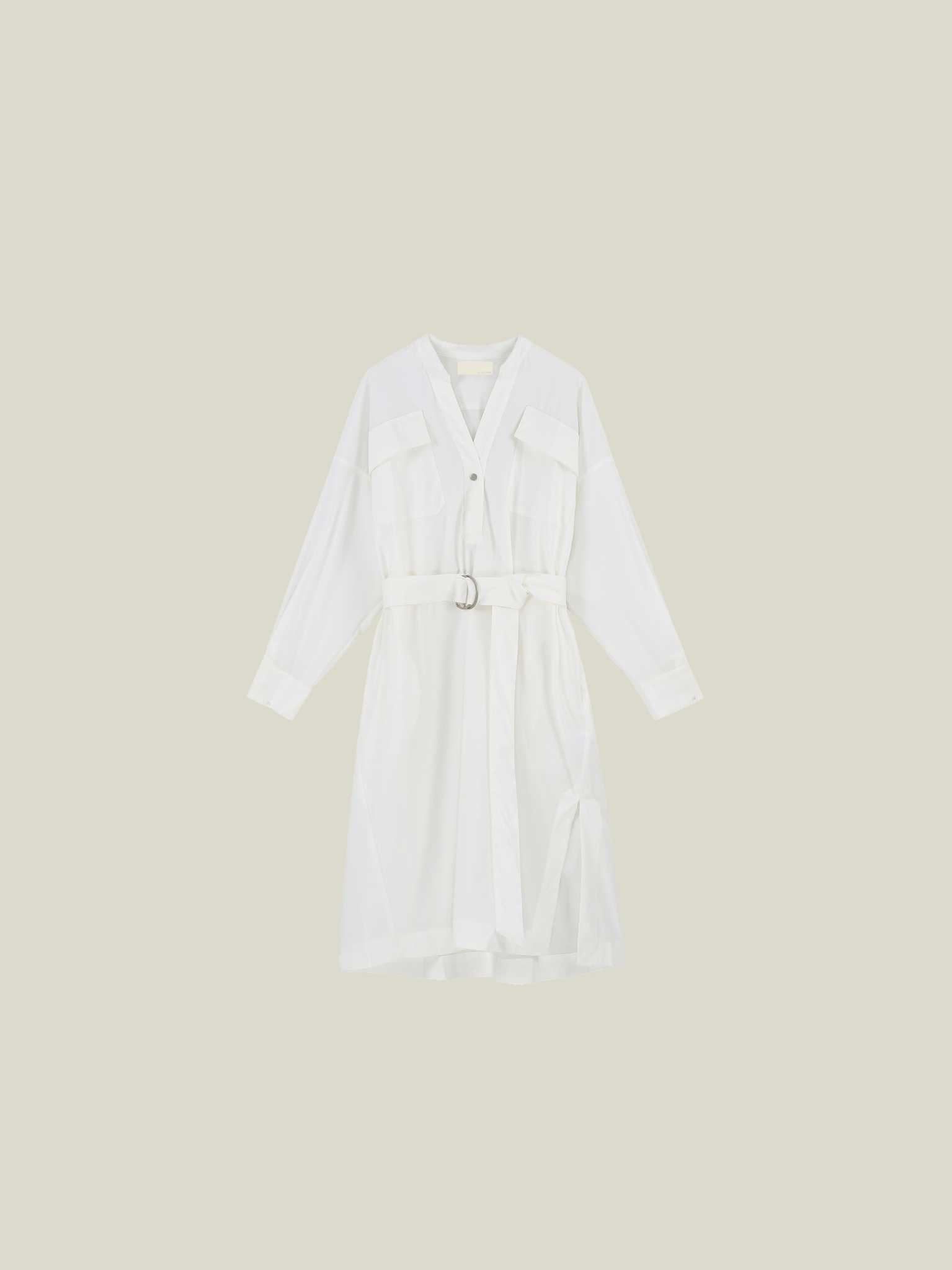 Double Pocket Stand Collar One Piece - LOVE POMME POMME