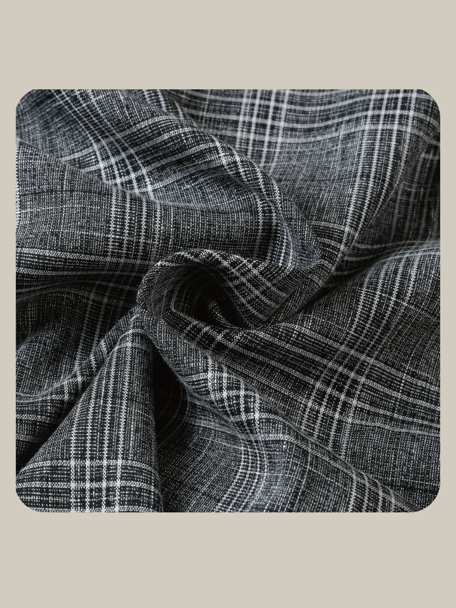 Elegant V Line Check Dress - LOVE POMME POMME