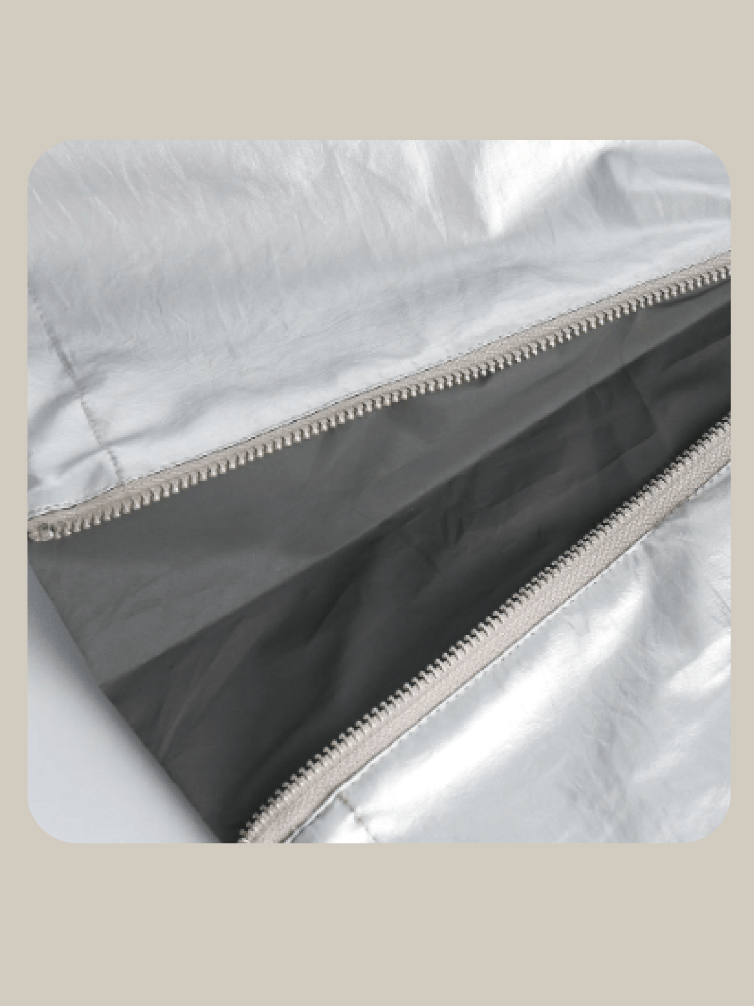 Functional Style Silver Skirt ファンクショナルスタイルシルバースカート - LOVE POMME POMME