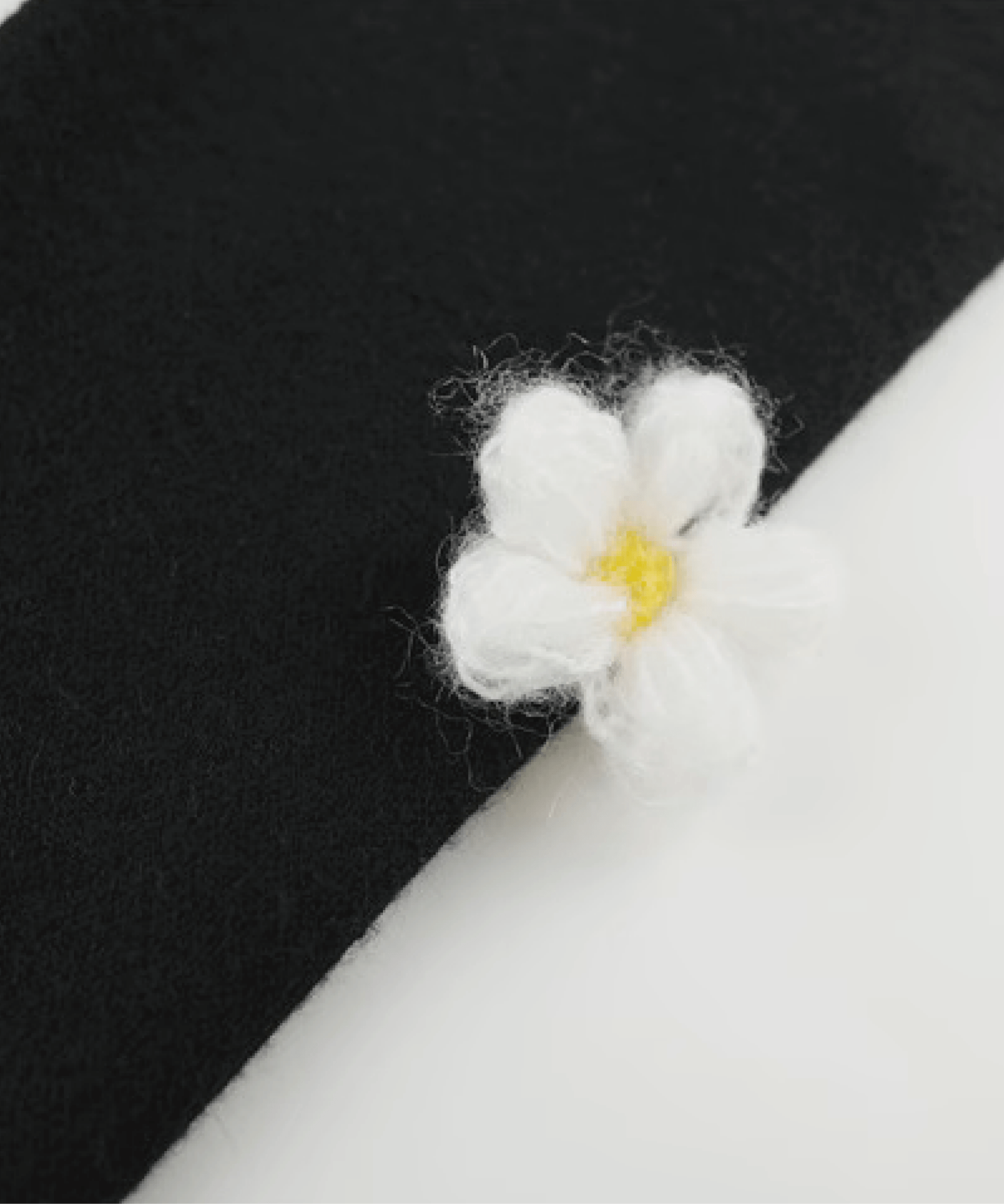 Fuzzy Flower Applique Cardigan Set-Up. フラワーアップリケカーディガンセットアップ - LOVE POMME POMME