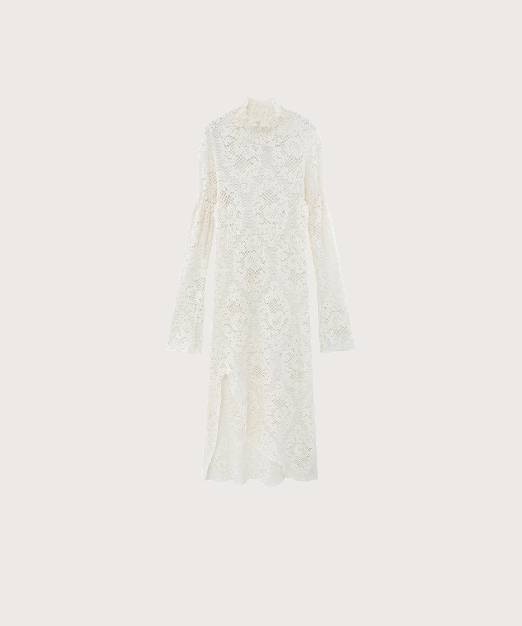 Lace Motif Slit Onepiece. レースモチーフスリットワンピース - LOVE POMME POMME