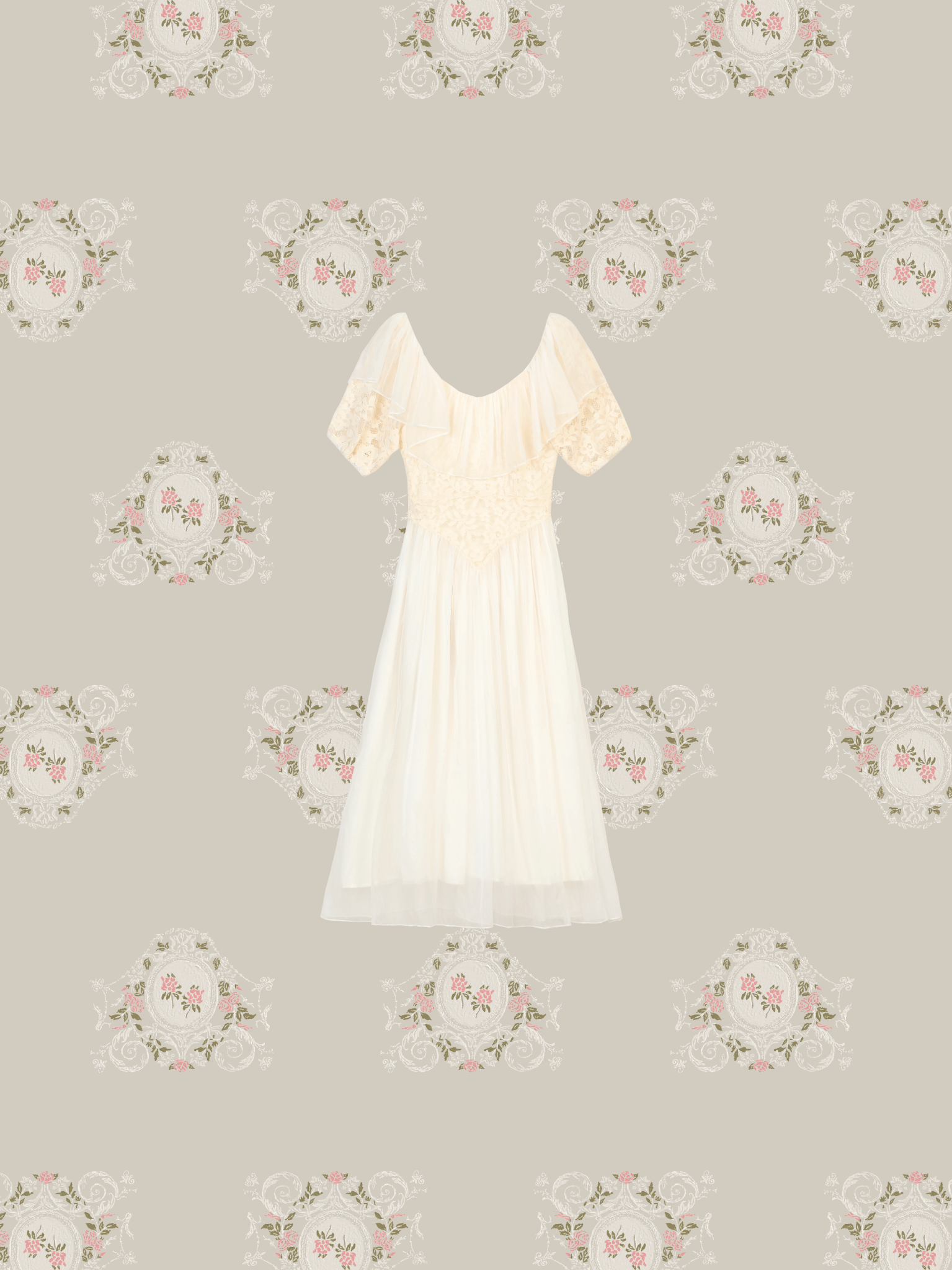 Lace Veil Dress - LOVE POMME POMME