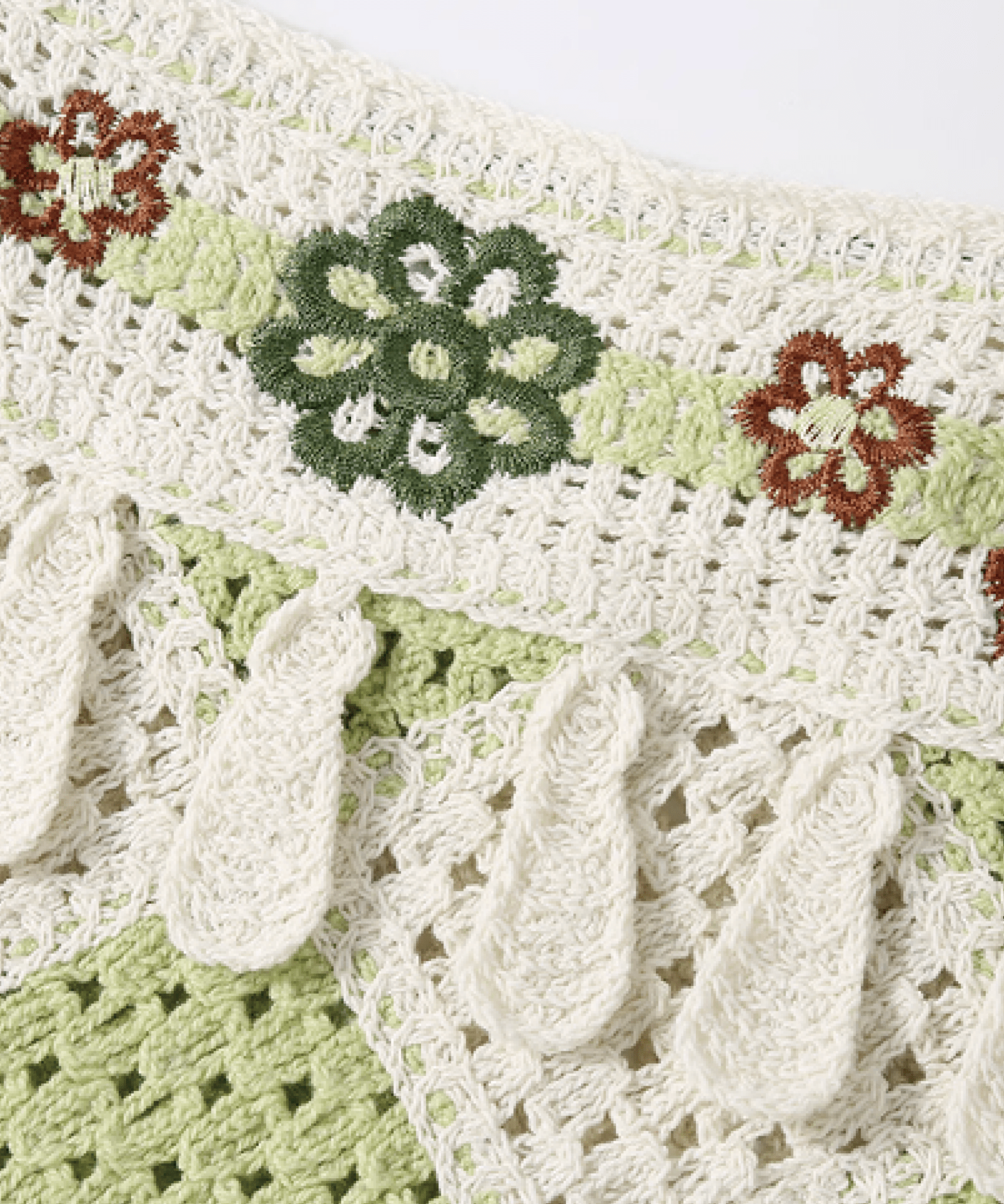 Moss Green Knit Stitching Tops モスグリーン ニットステッチトップス - LOVE POMME POMME