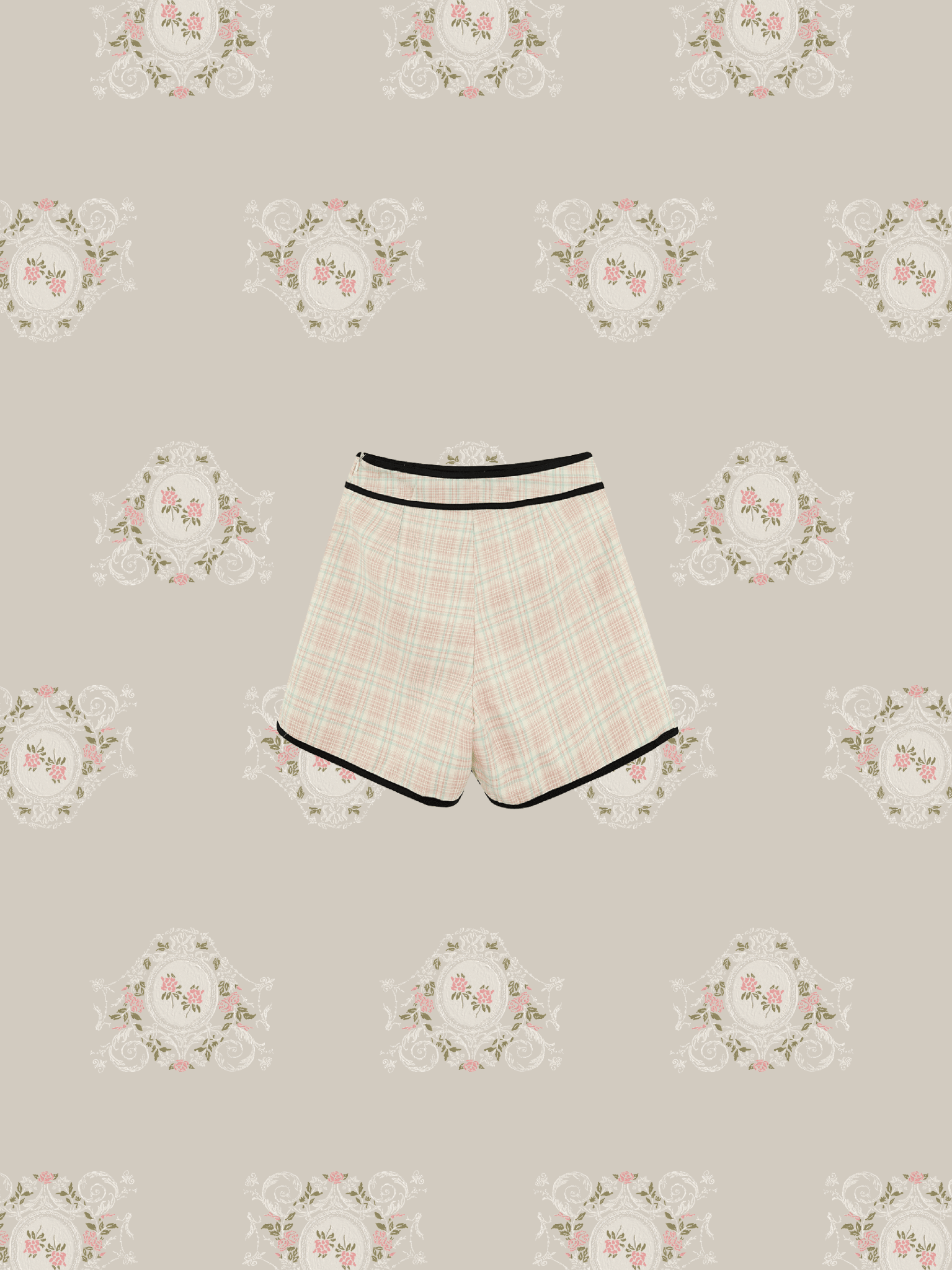 Pastel Check Set-Up - LOVE POMME POMME