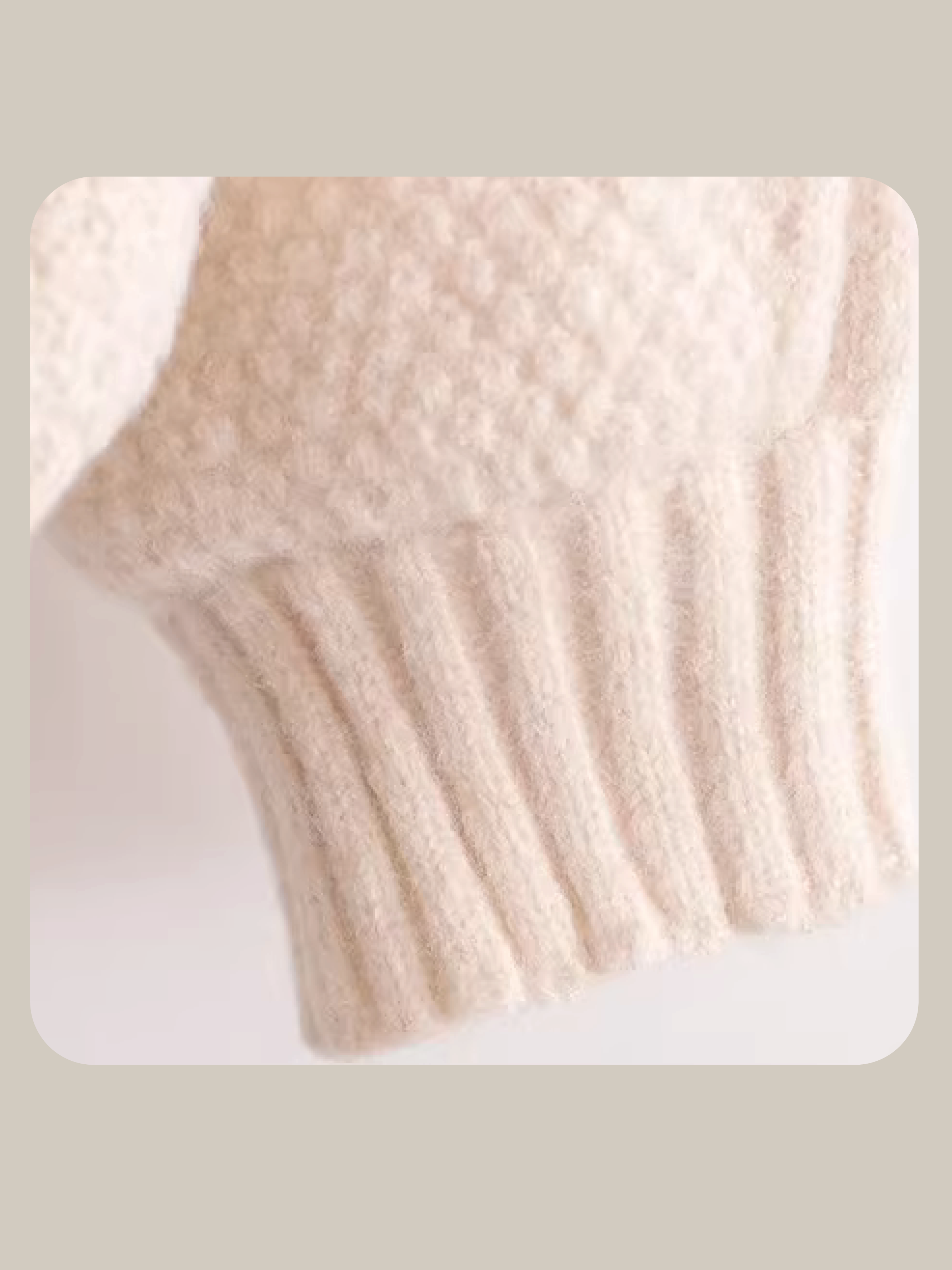 Sheer Duffle Rib Cardigan シアーダッフルリブカーディガン