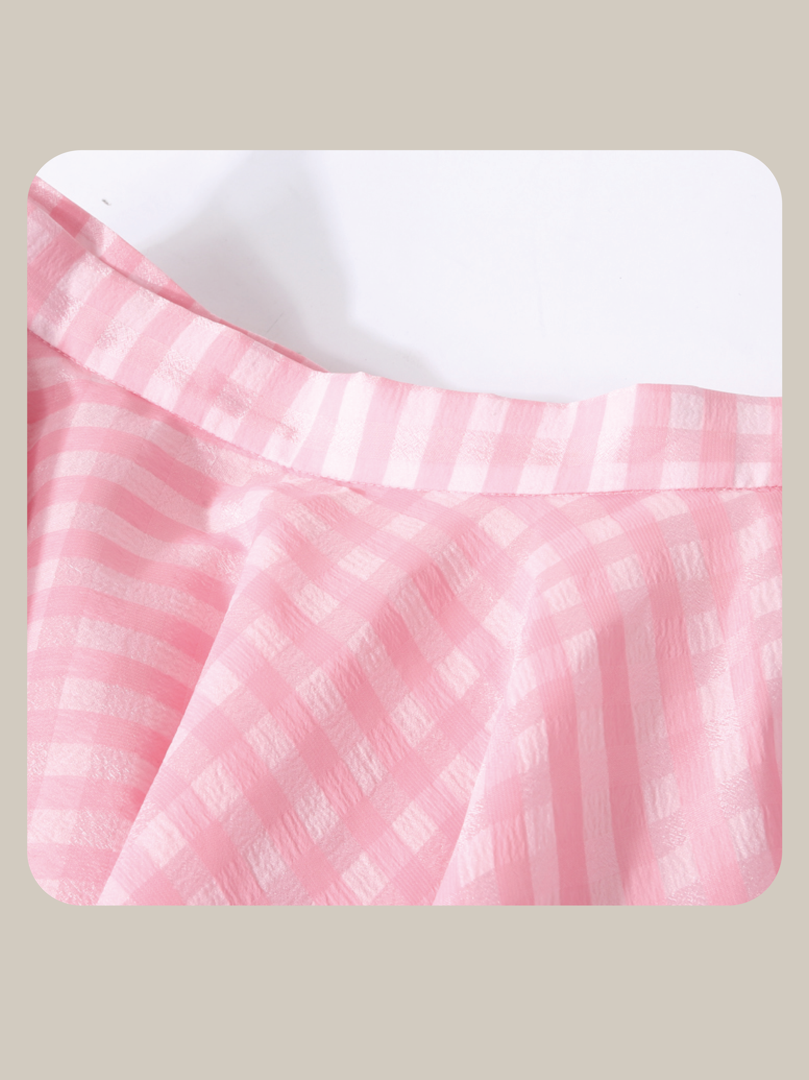 Texture Embossed Pattern Skirt