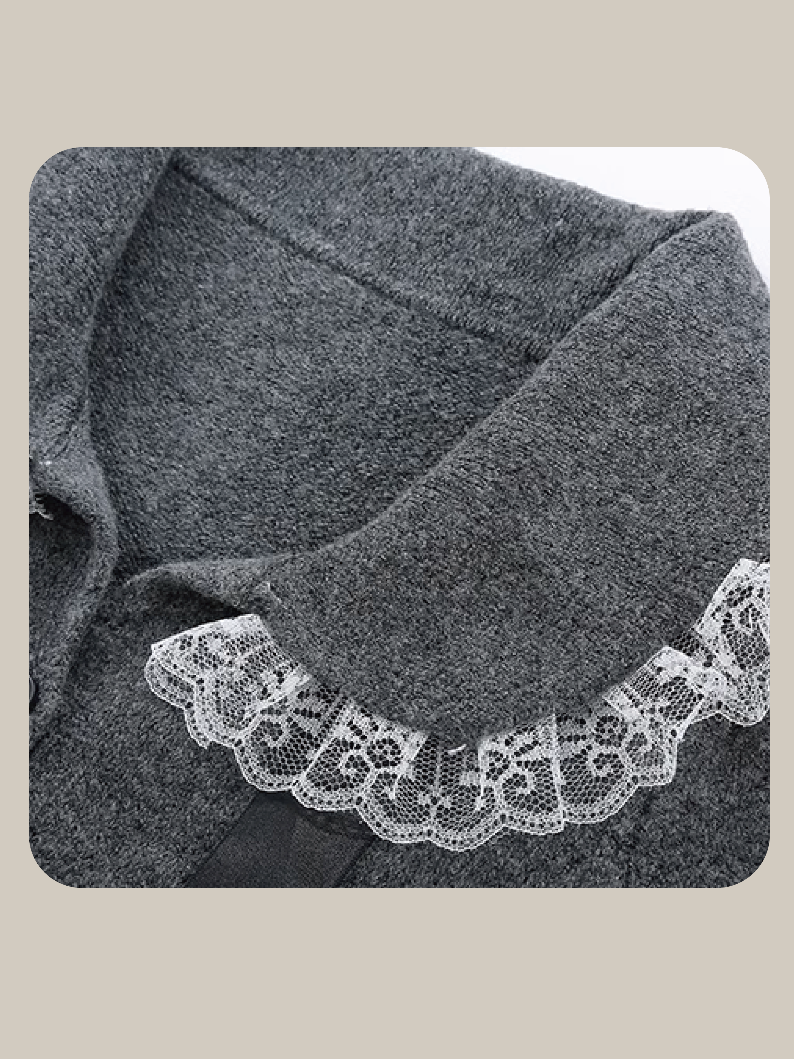 Lace Piping Ribbon One Piece レースパイピングリボンワンピース