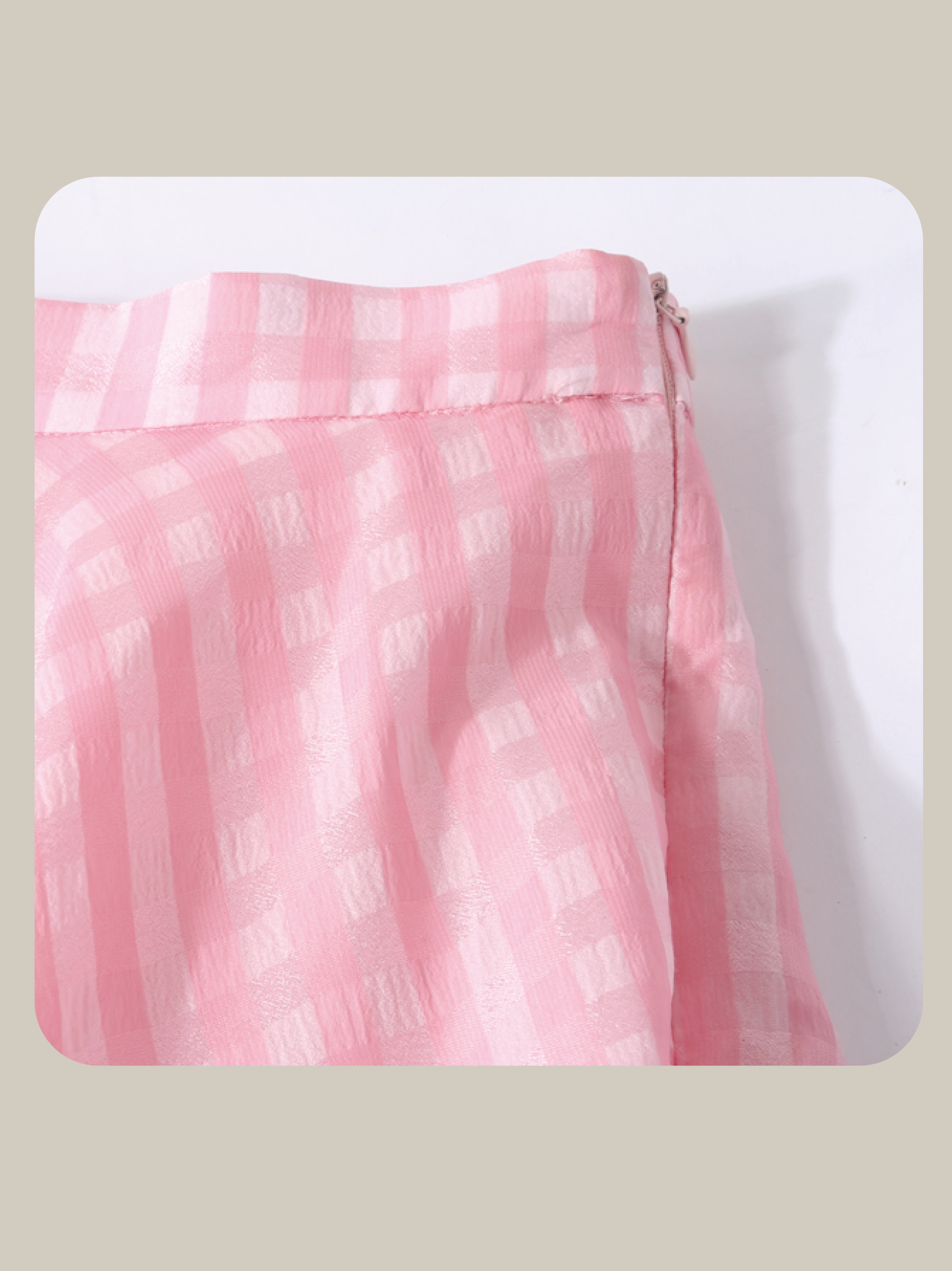 Texture Embossed Pattern Skirt
