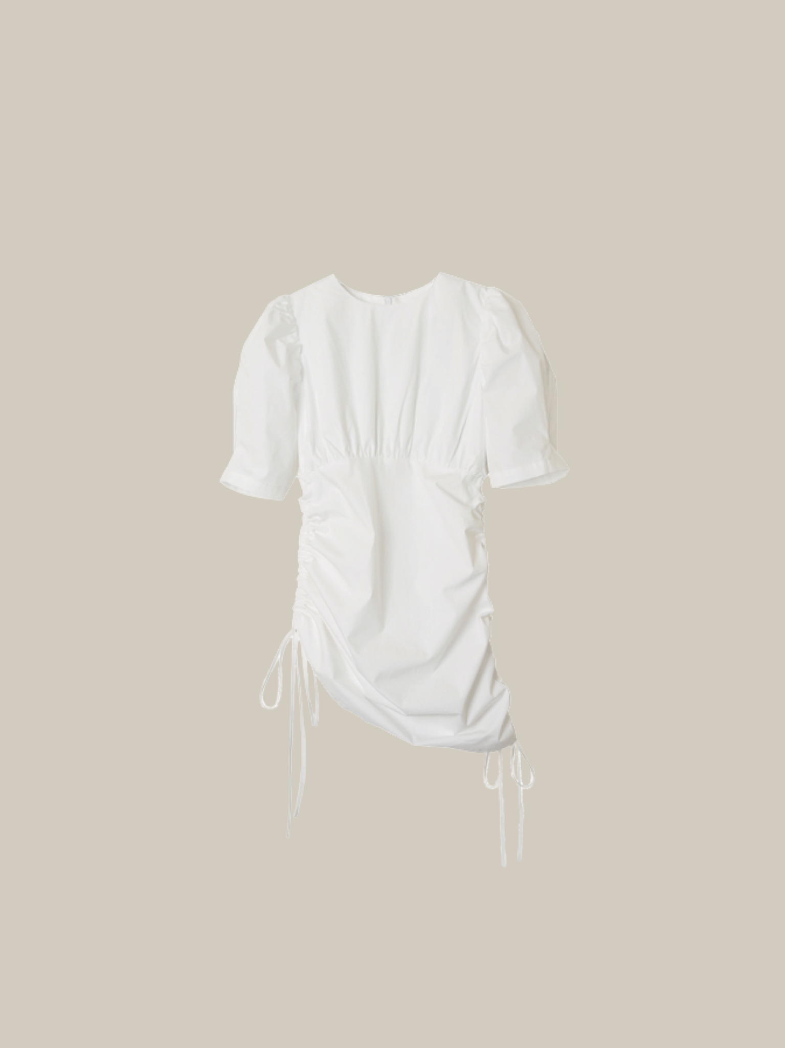 Shirring Gather Mini One Piece - LOVE POMME POMME