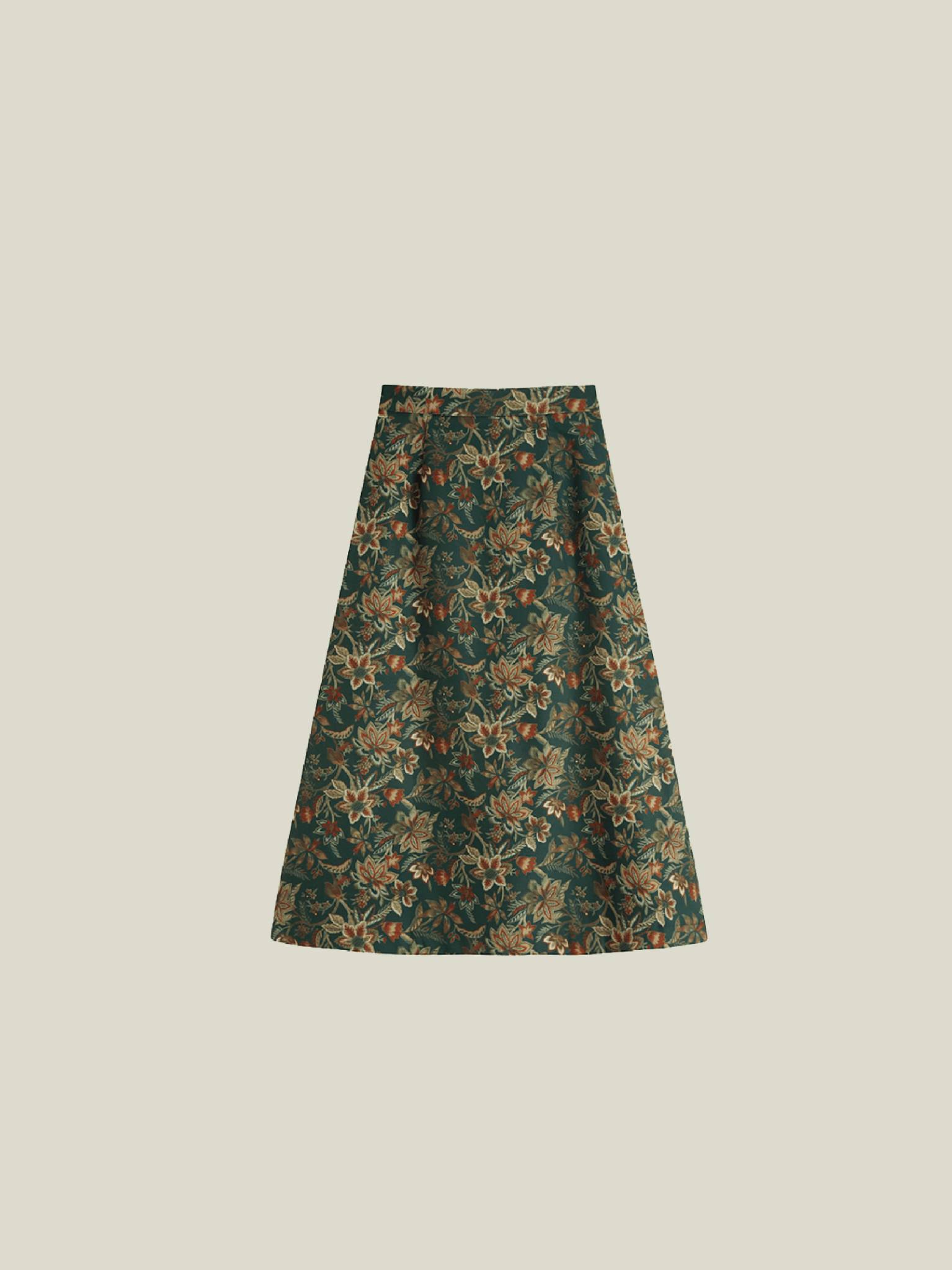 Vintage Print Long Skirt - LOVE POMME POMME