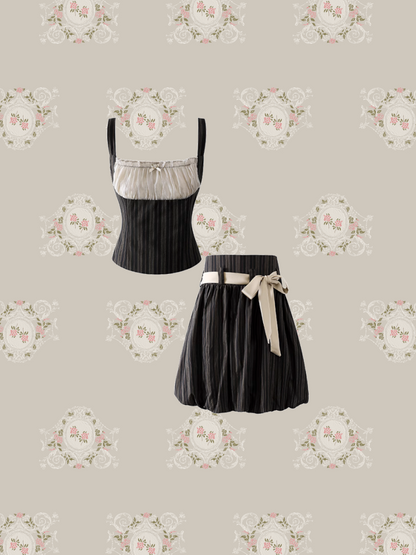 Princess Gather Balloon Skirt Set Up/プリンセスギャザーバルーンスカートセットアップ
