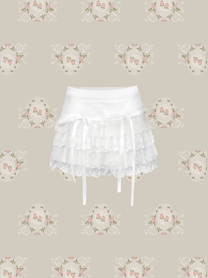 Sweet Lace Motif Mini Skirt/スイートレースモチーフミニスカート
