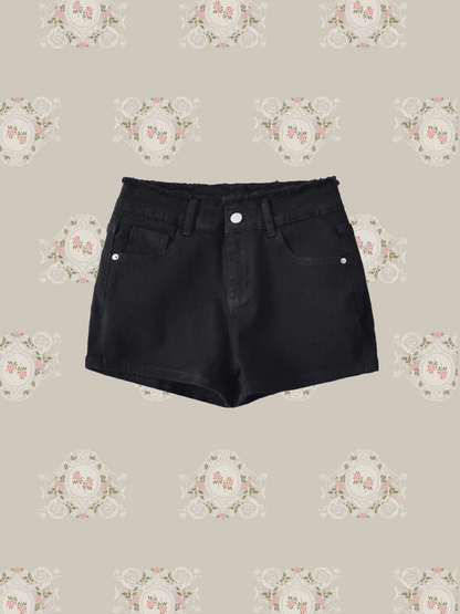 Cute Lace Deco Denim Pants/キュートレースデコデニムパンツ