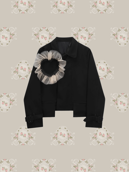 Heart Tulle Design Jacket