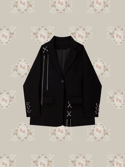 Lace up Design Jacket