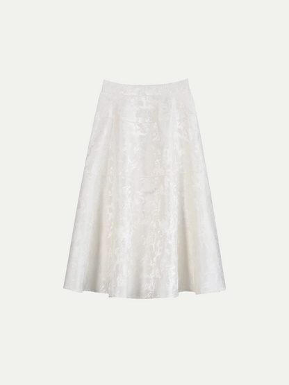 Elegant Embossed Skirt 