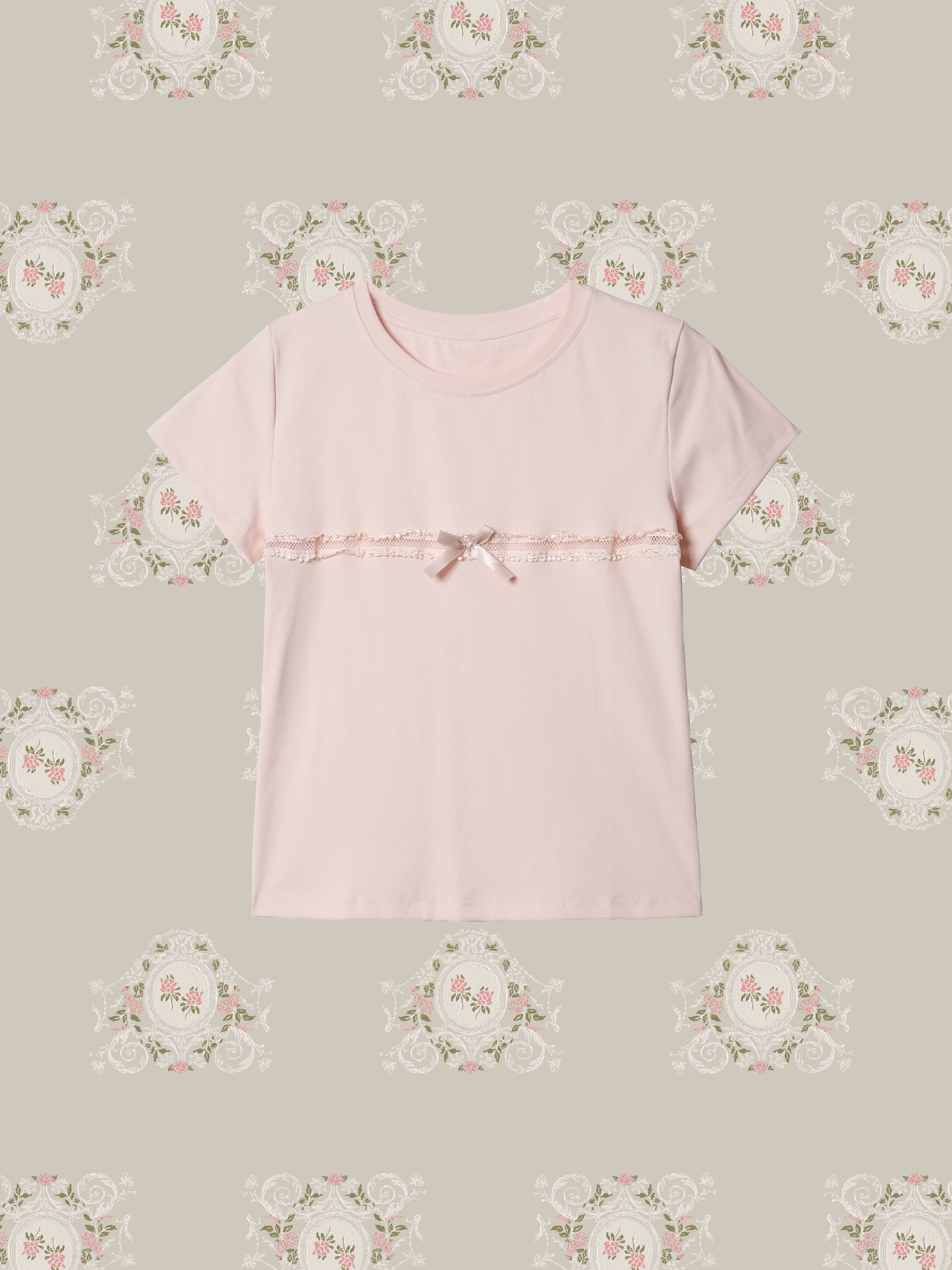 Single Lace Band T/シングルレースバンドTシャツ