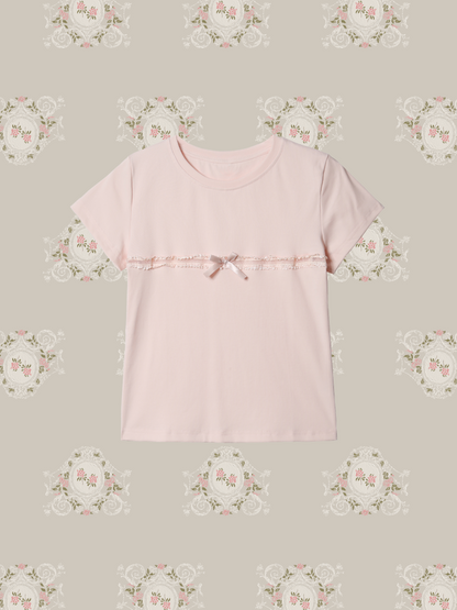 Single Lace Band T/シングルレースバンドTシャツ