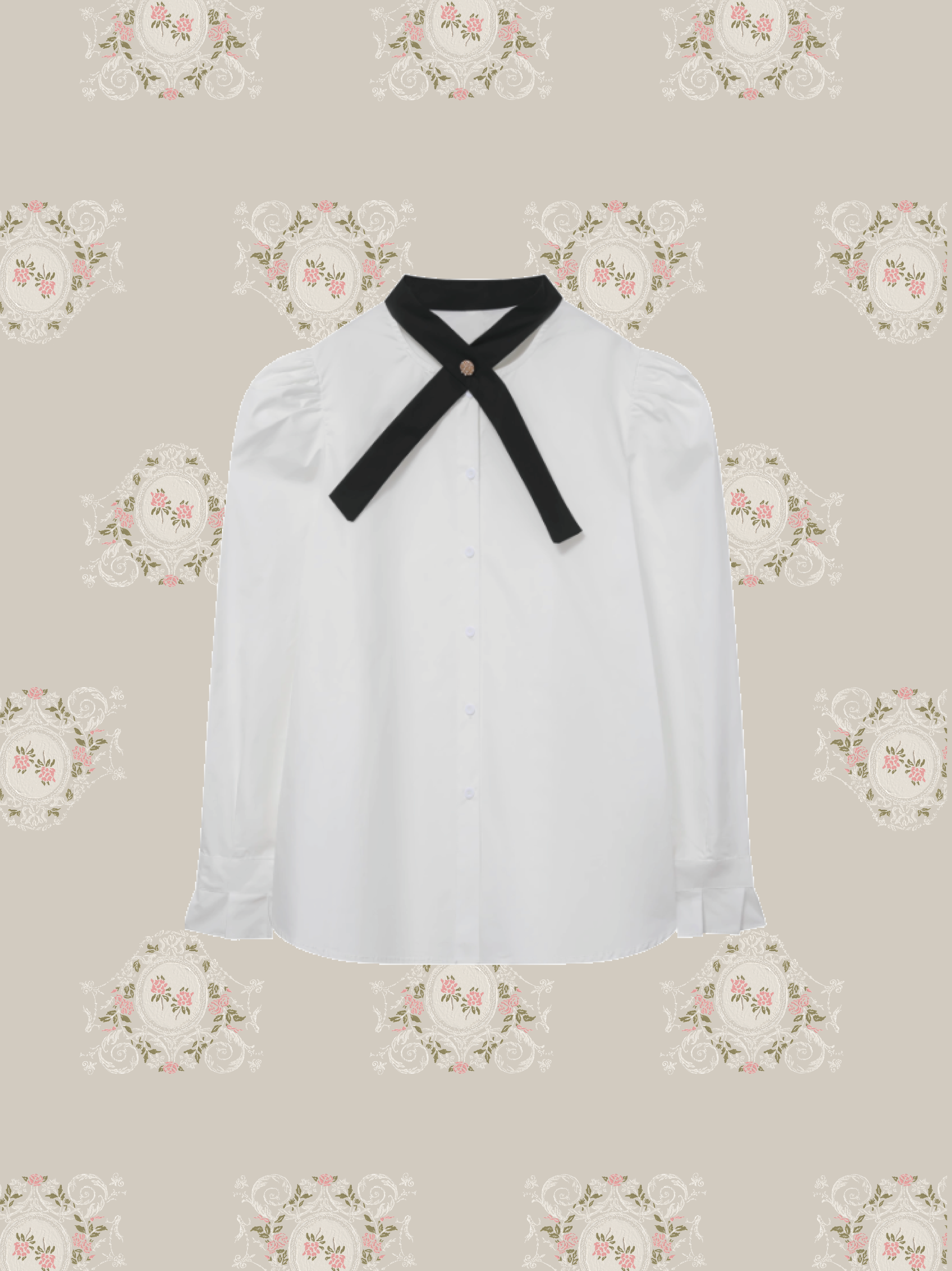 French Bow Tie Blouse 
