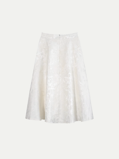 Elegant Embossed Skirt 