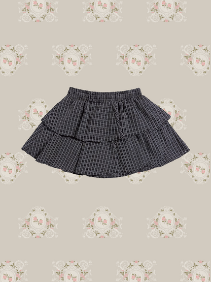 Peplum Layered Mini Skirt/ペプラムレイヤードミニスカート