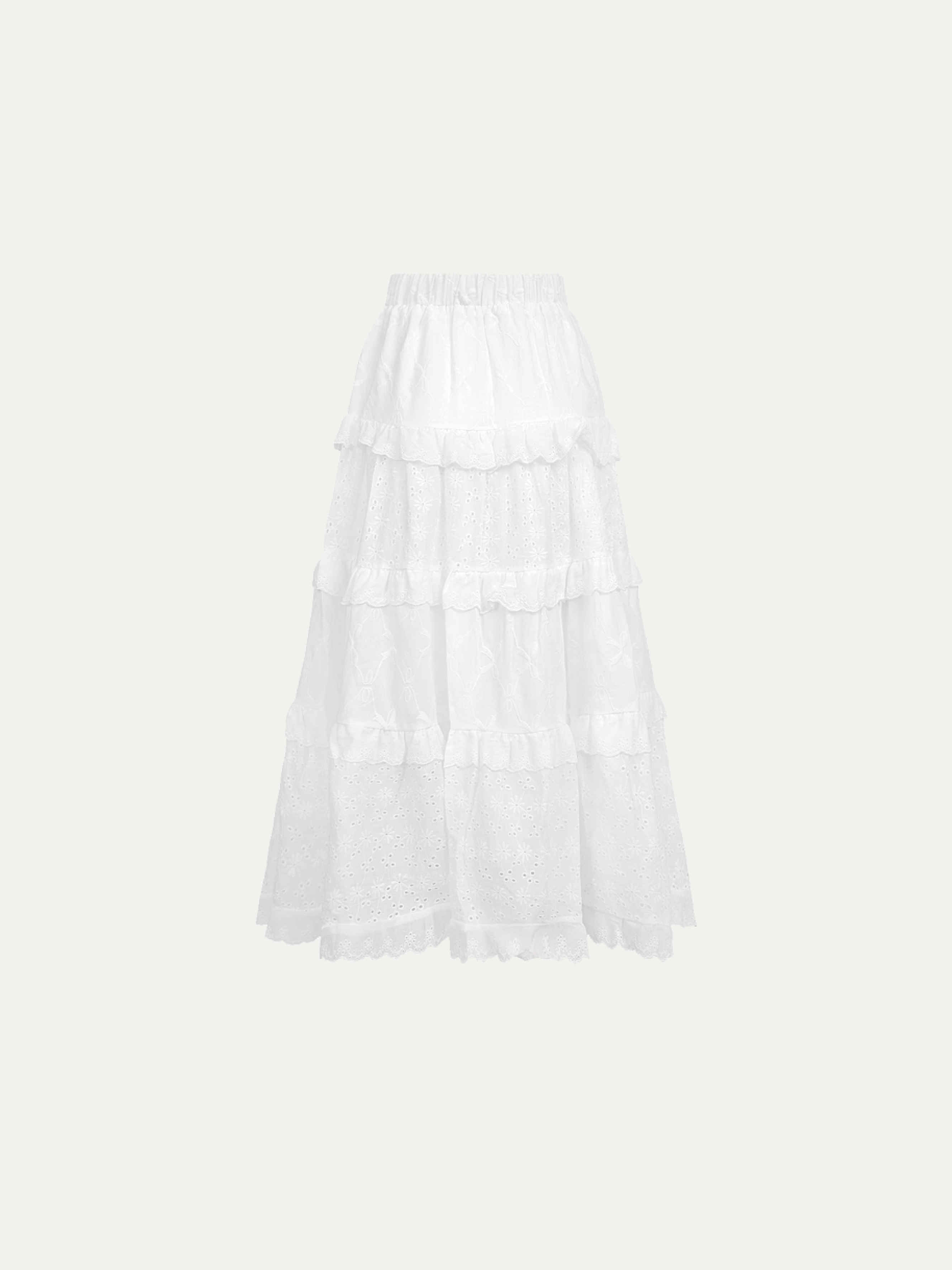 Flare Lace Skirt 