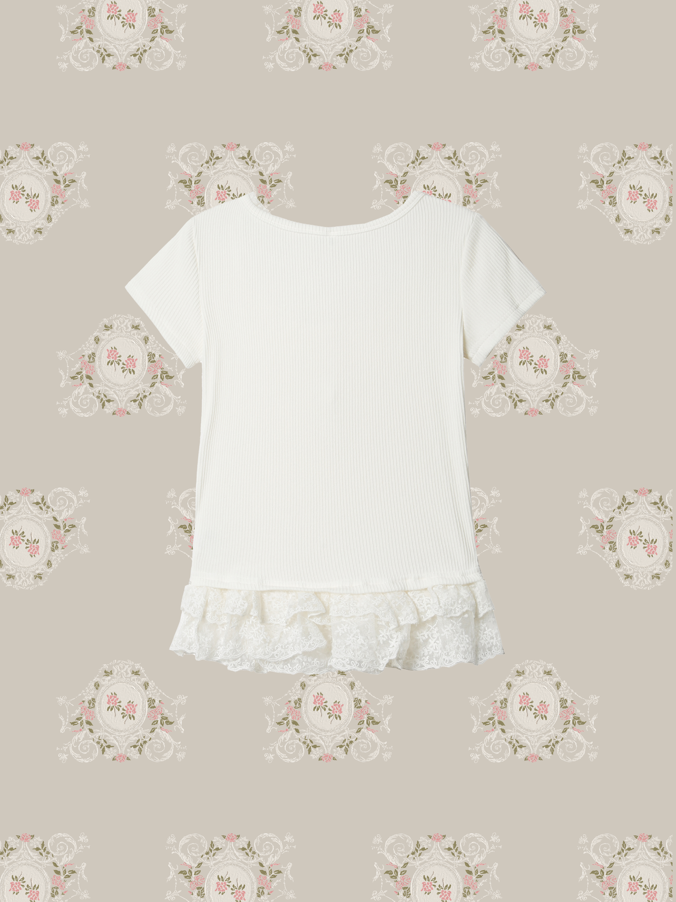 Princess Lace Trim T/プリンセスレーストリムTシャツ
